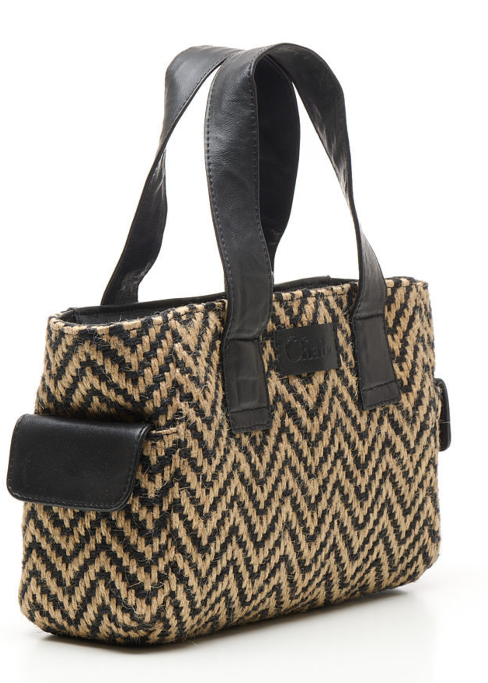 Chabo Handbag Jaquard Romio - Black