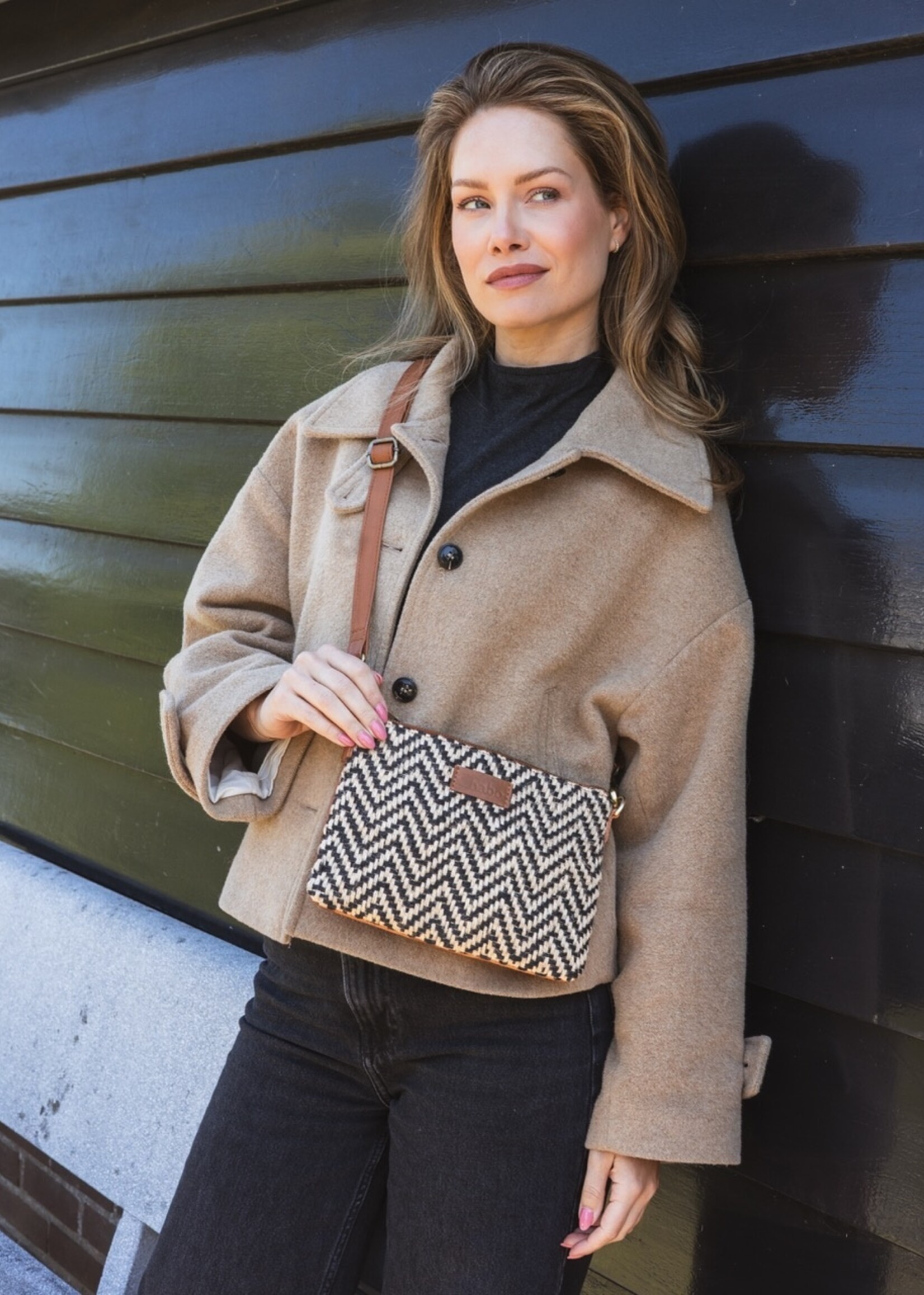 Chabo Crossbody Jaquard Romio - Camel