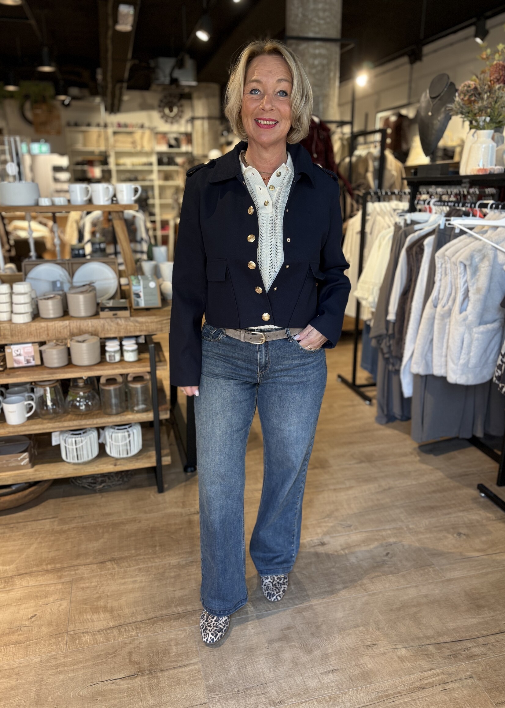 Elvira Jacket Nien - Navy