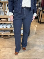 Red Button Jeans Claudette Blue Denim Stripe - Dark Blue