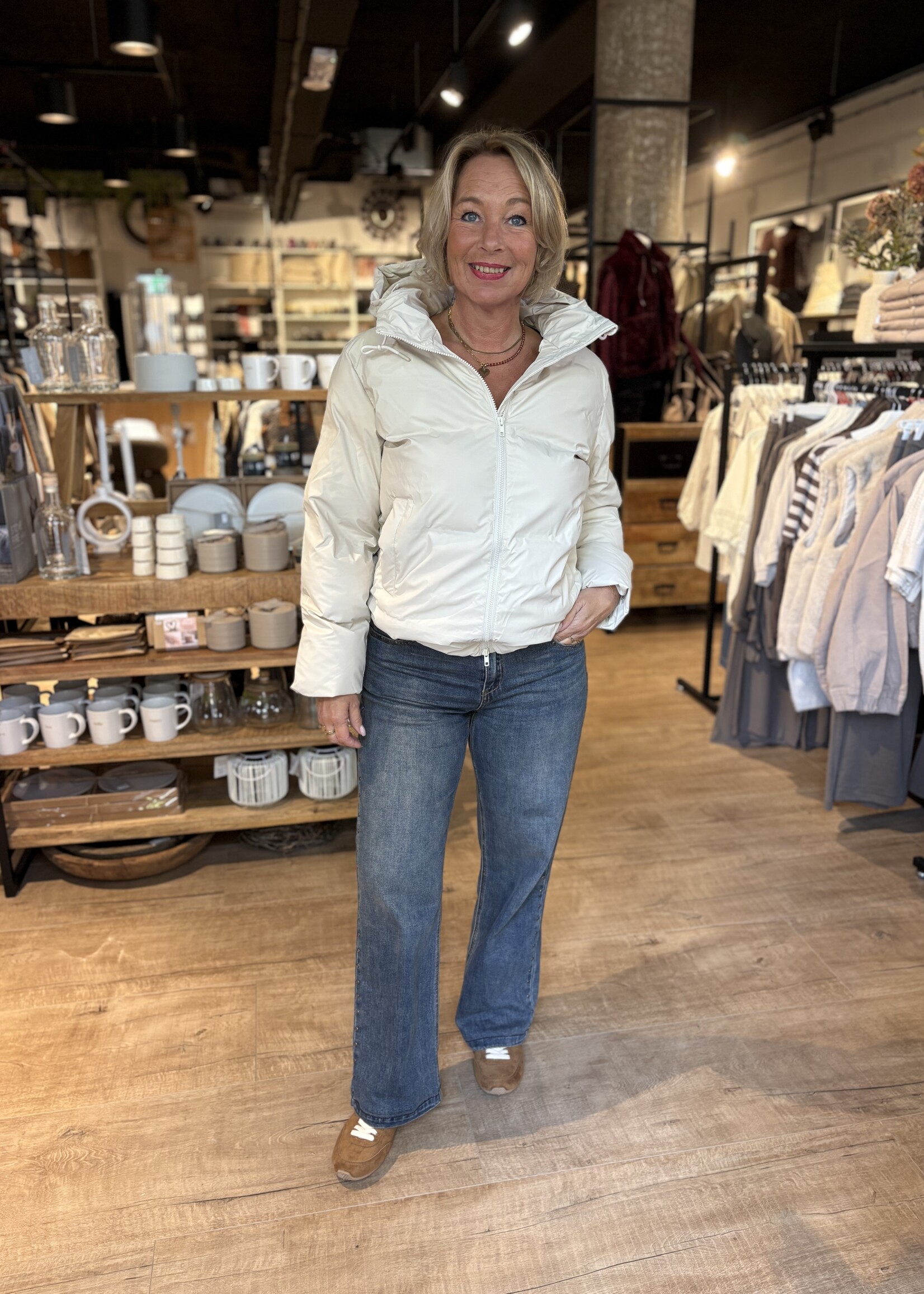 Freequent Jacket Raingo Puff - Moonbeam