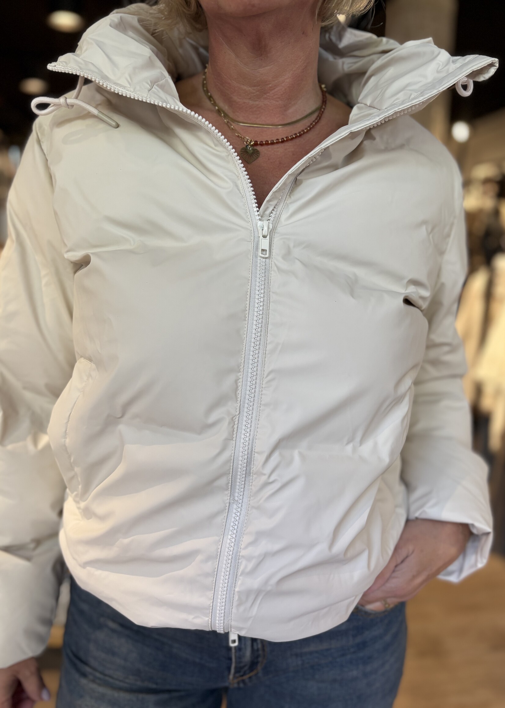 Freequent Jacket Raingo Puff - Moonbeam