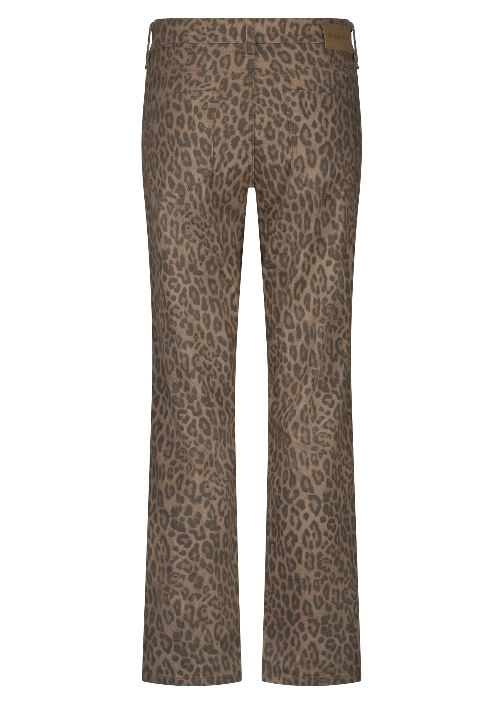 Red Button Broek Kim Leopard - Mid Brown