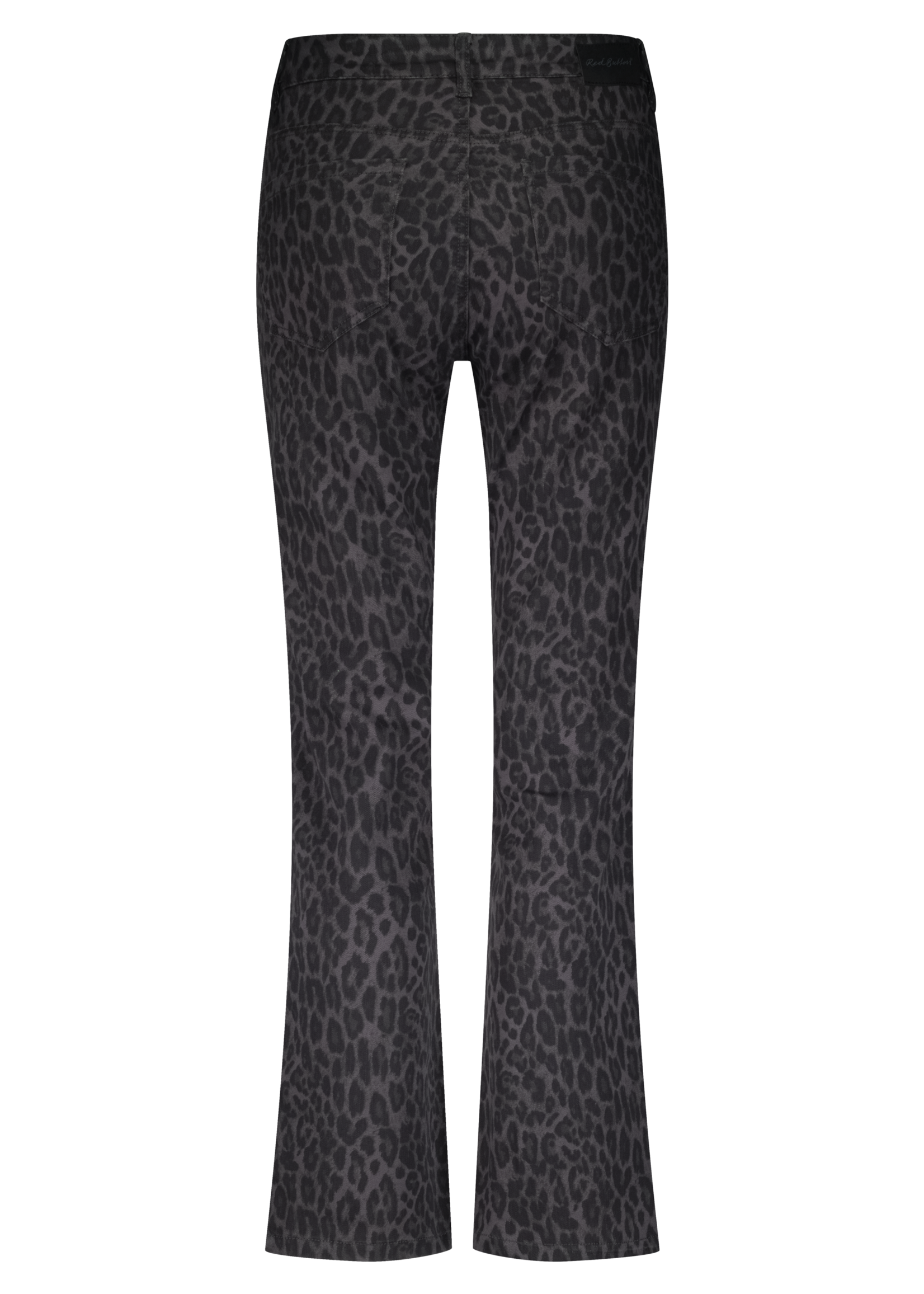 Red Button Broek Kim Leopard - Lava