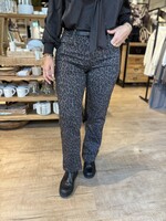 Red Button Broek Kim Leopard - Lava