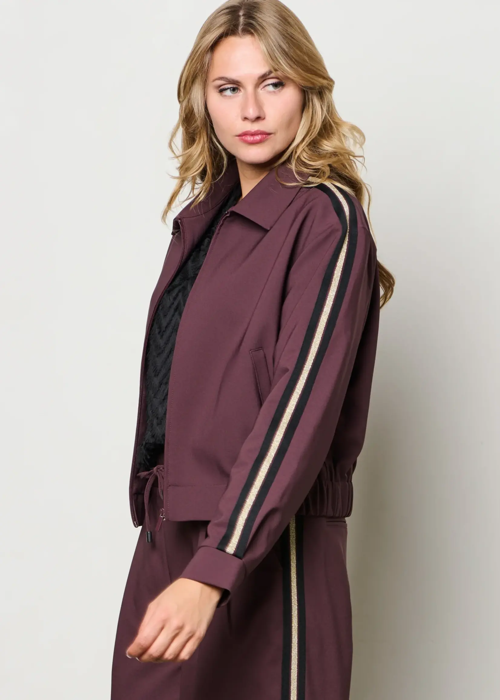 &Co Woman Jacket Faith - Aubergine