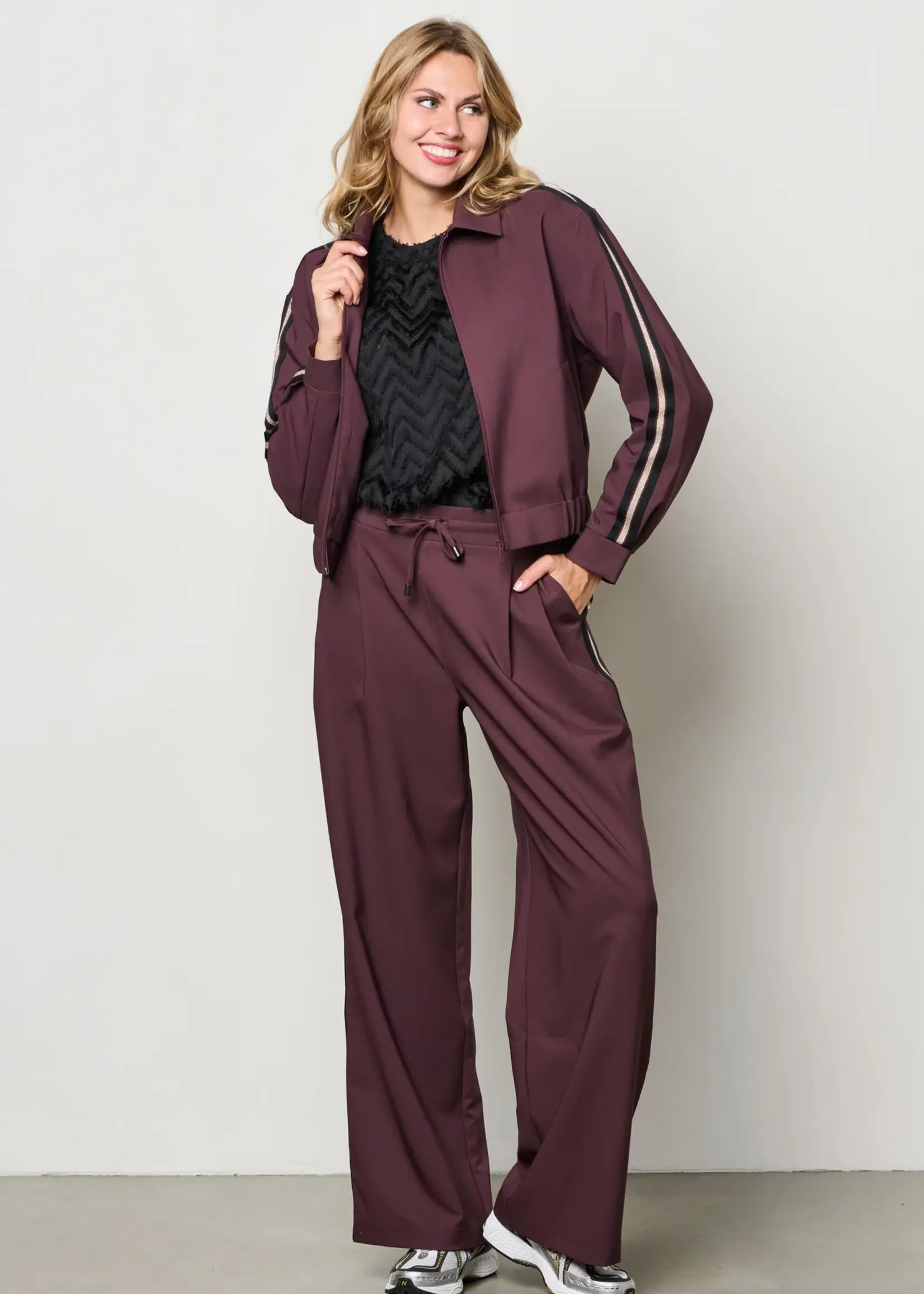 &Co Woman Jacket Faith - Aubergine