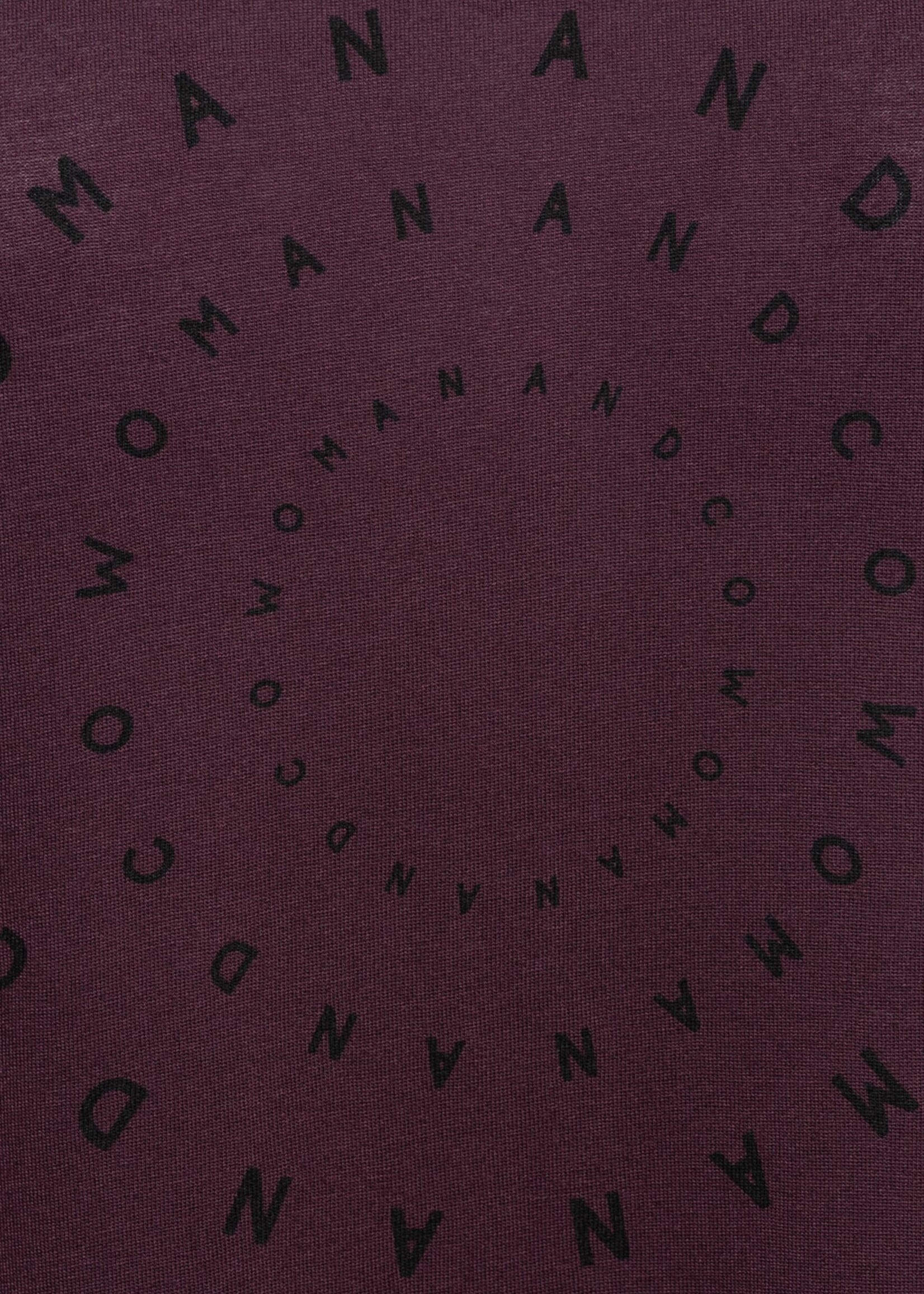 &Co Woman T-shirt Signy 100% Viscose - Aubergine