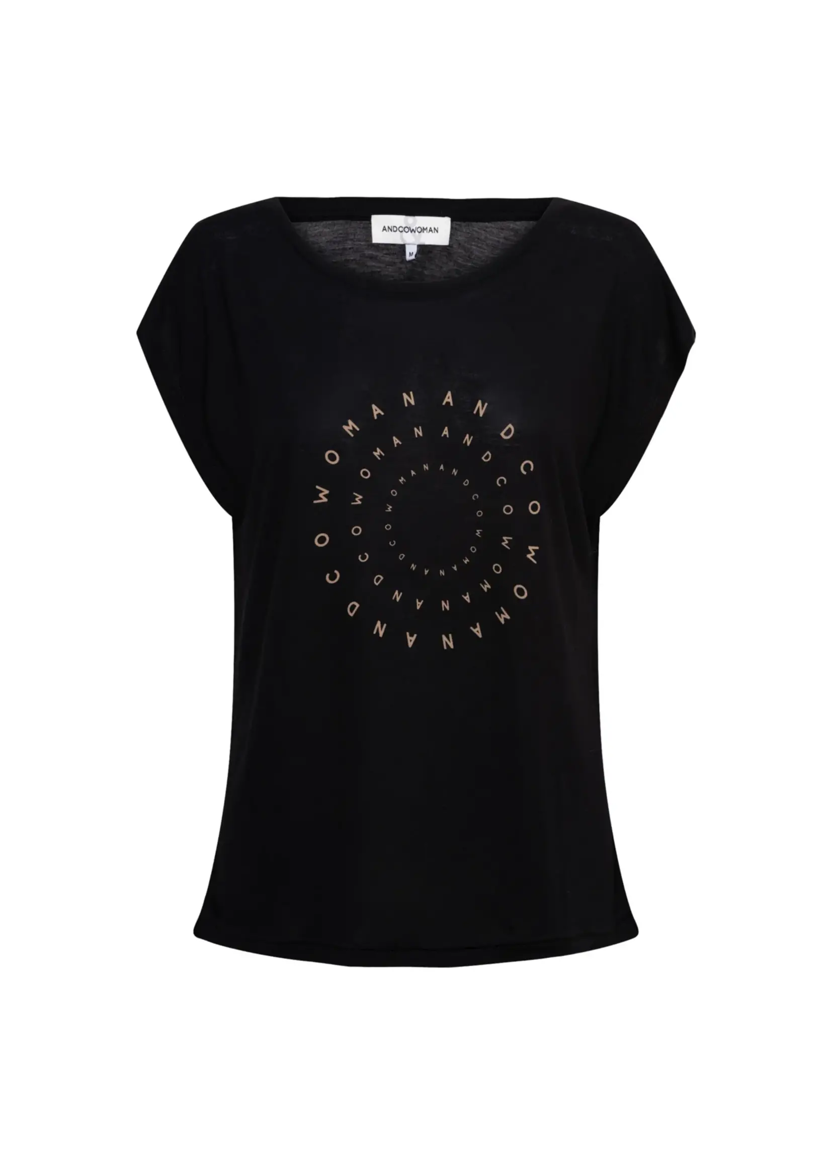 &Co Woman T-shirt Signy 100% Viscose - Black