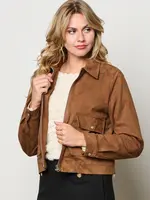 &Co Woman Jacket Hazel Suedine - Caramel