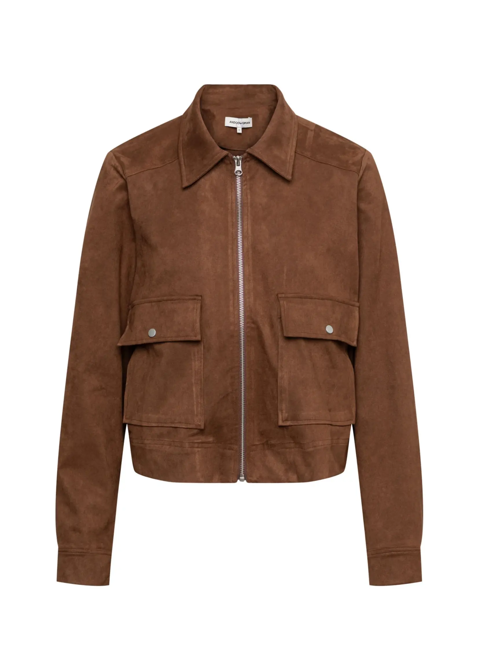 &Co Woman Jacket Hazel Suedine - Caramel
