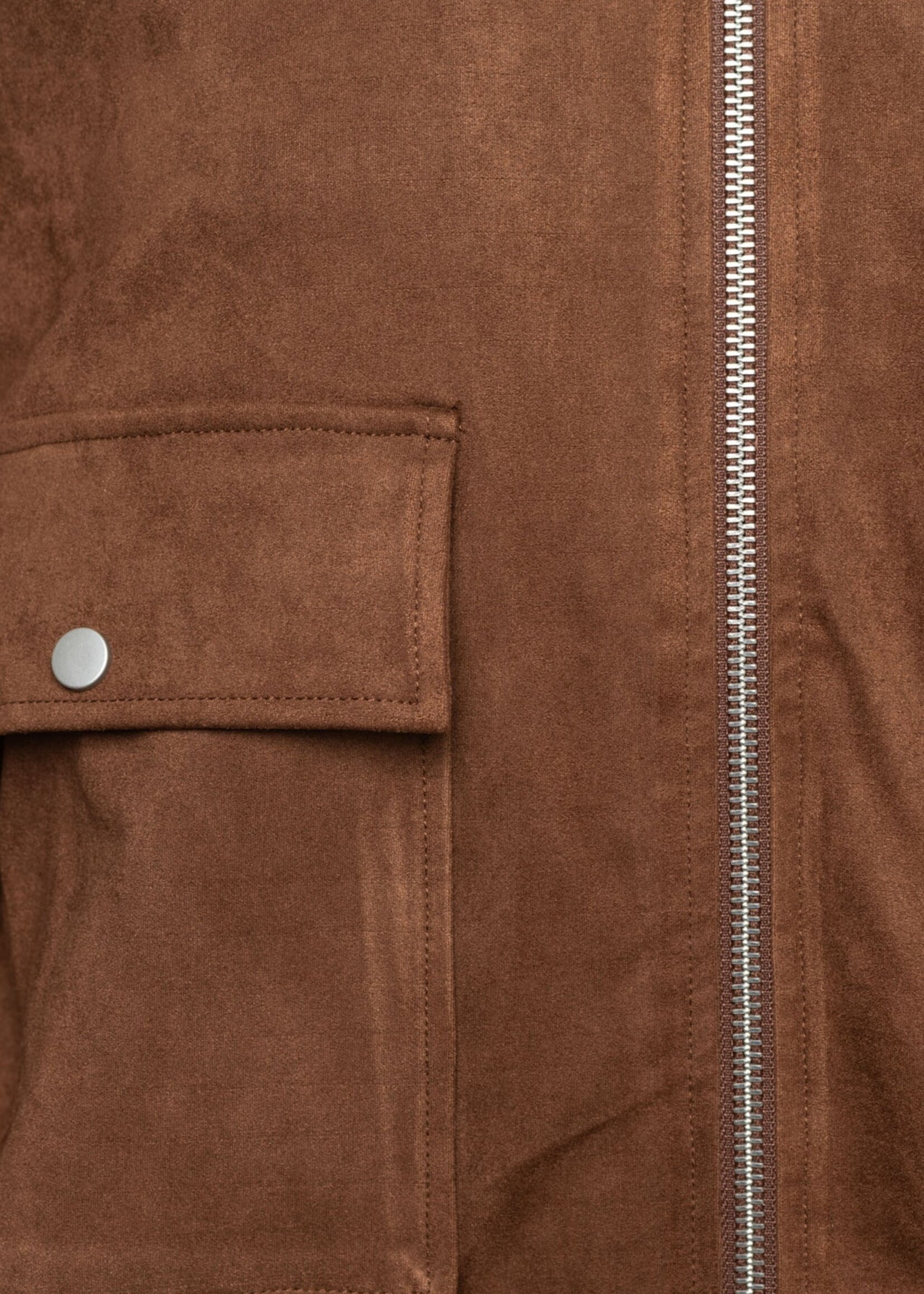 &Co Woman Jacket Hazel Suedine - Caramel