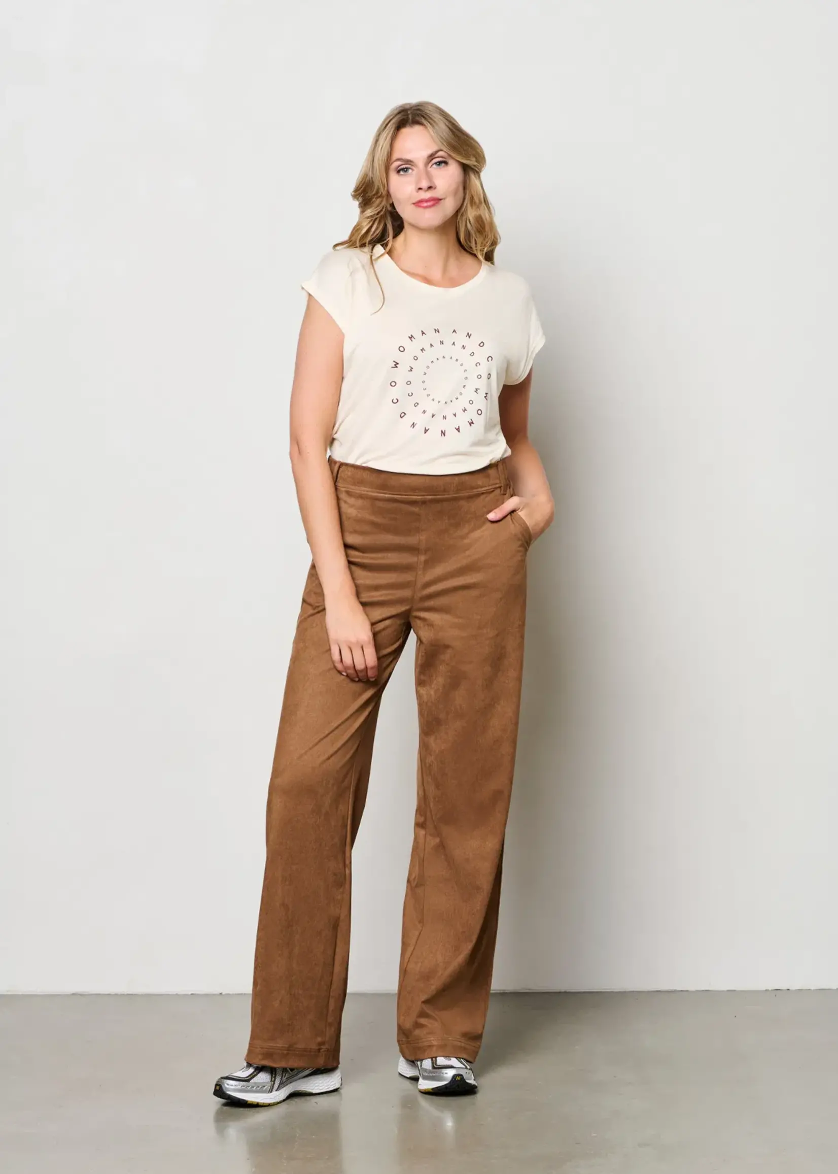 &Co Woman T-shirt Signy 100% Viscose - Beige