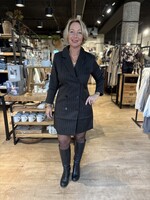 ZEZE Blazer Dress Bella - Black Stripe