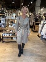 Freequent Dress Dove Sateen - Desert Taupe
