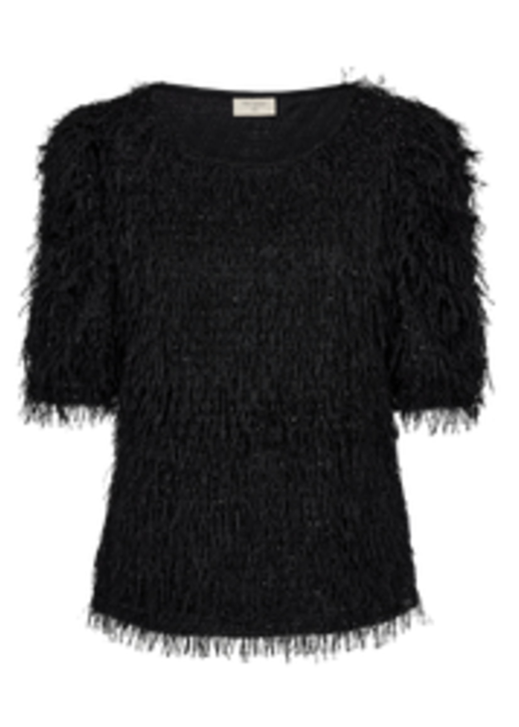 Freequent Blouse Marlin Fringe - Black