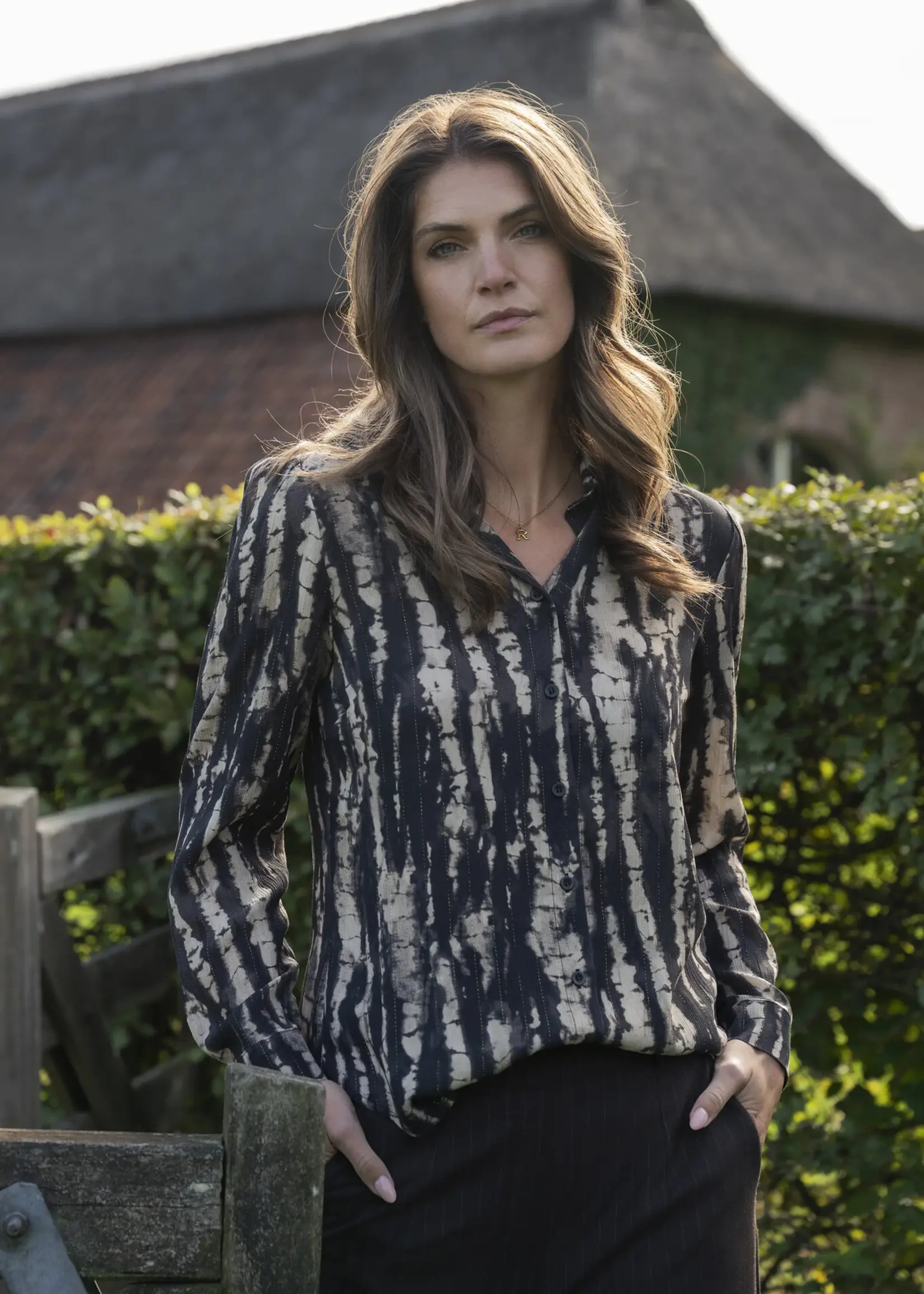 Elvira Blouse Loes - Winter Tie Dye