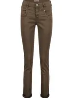 Red Button Broek Relax Jog - Mud