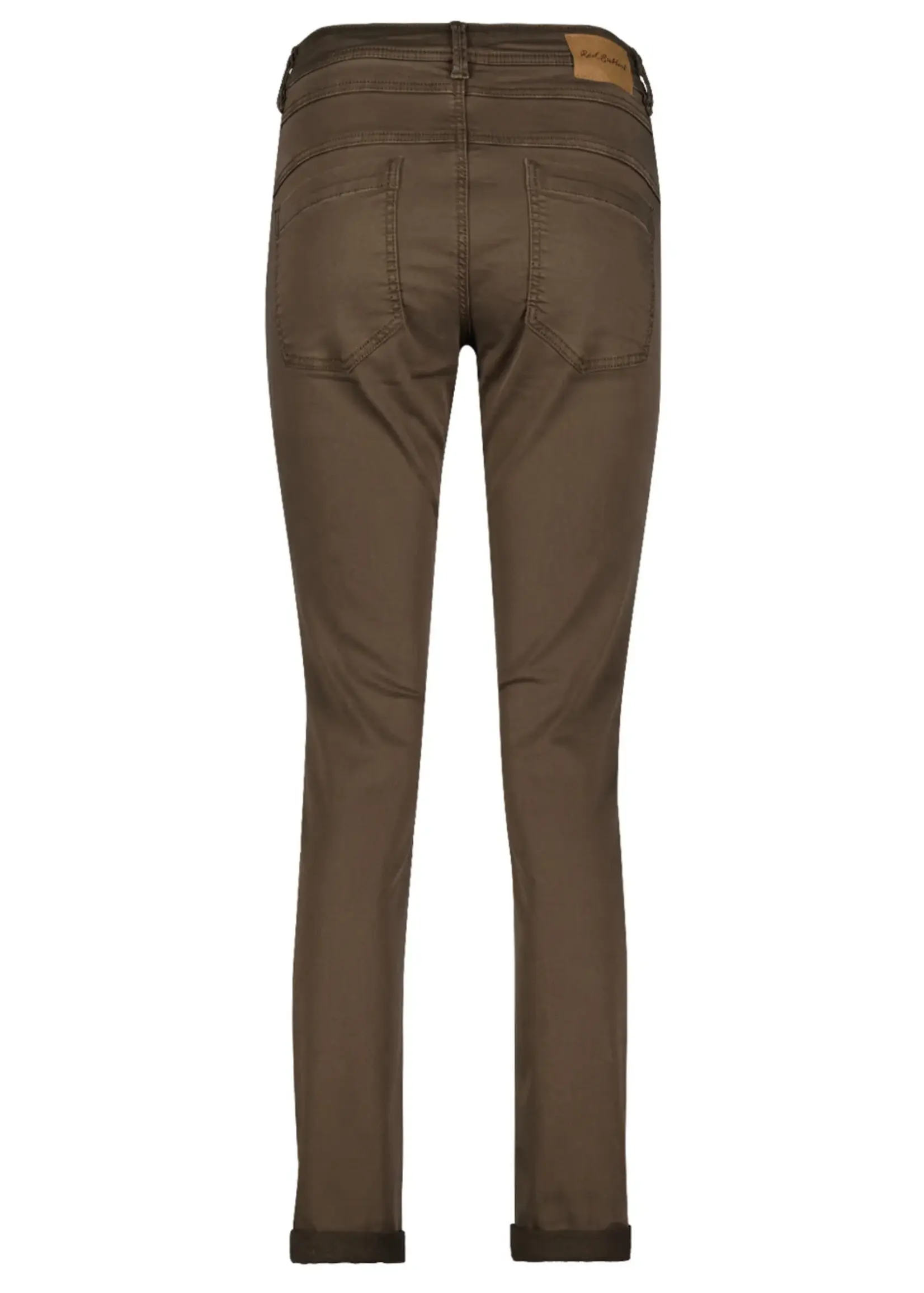 Red Button Broek Relax Jog - Mud