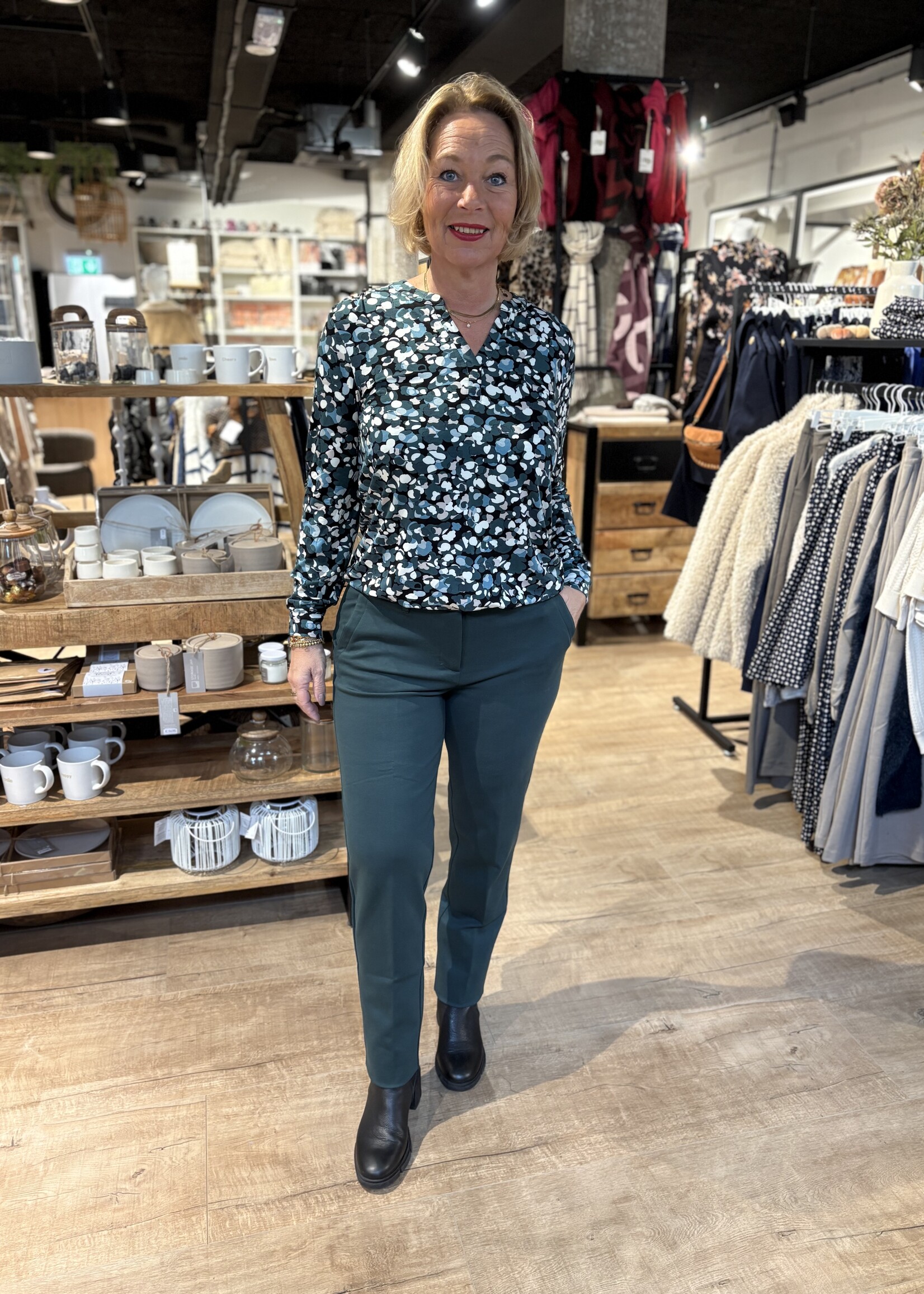 Red Button Broek Diana Punta - Pine