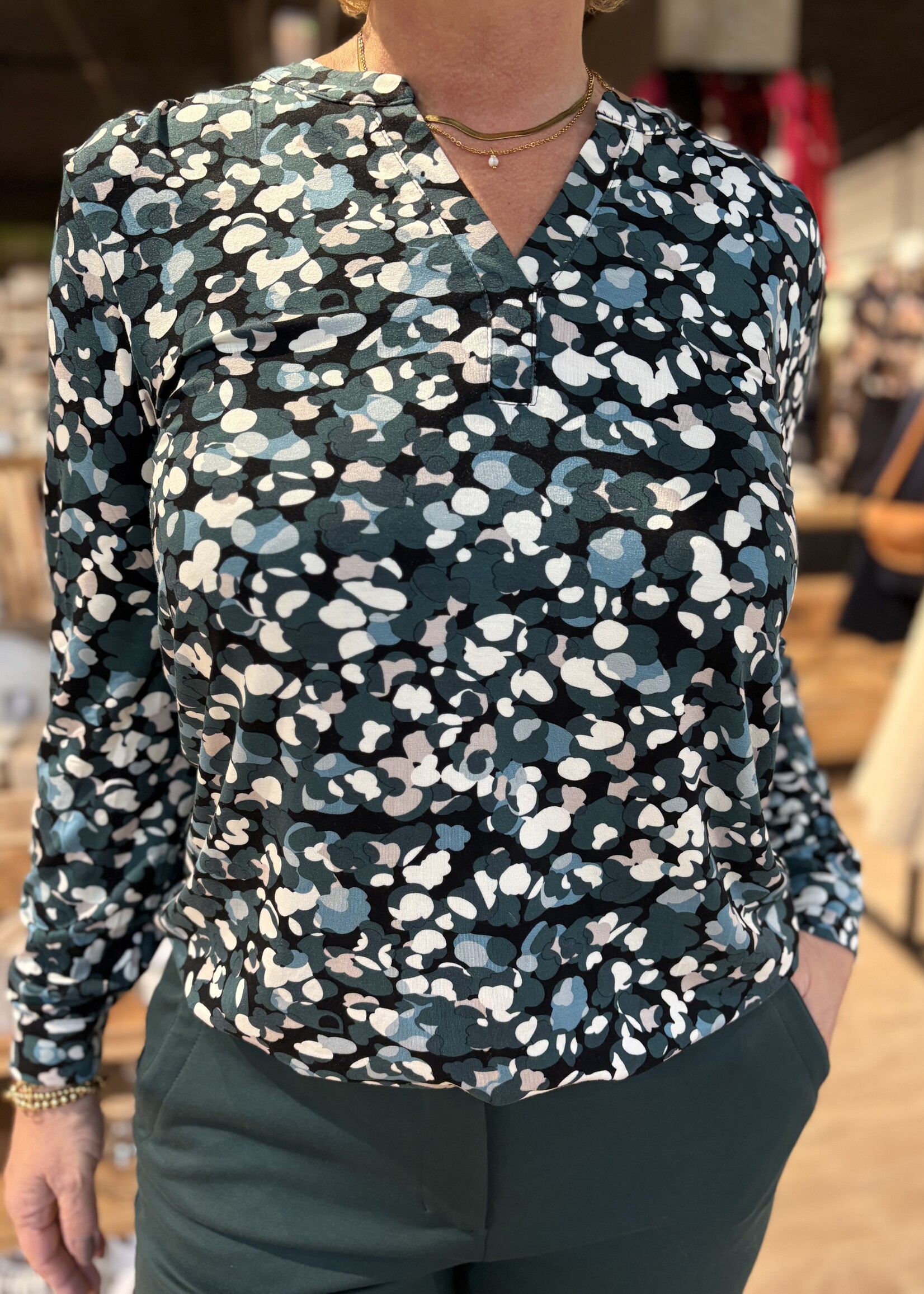 ZEZE T-shirt Brook - Pine