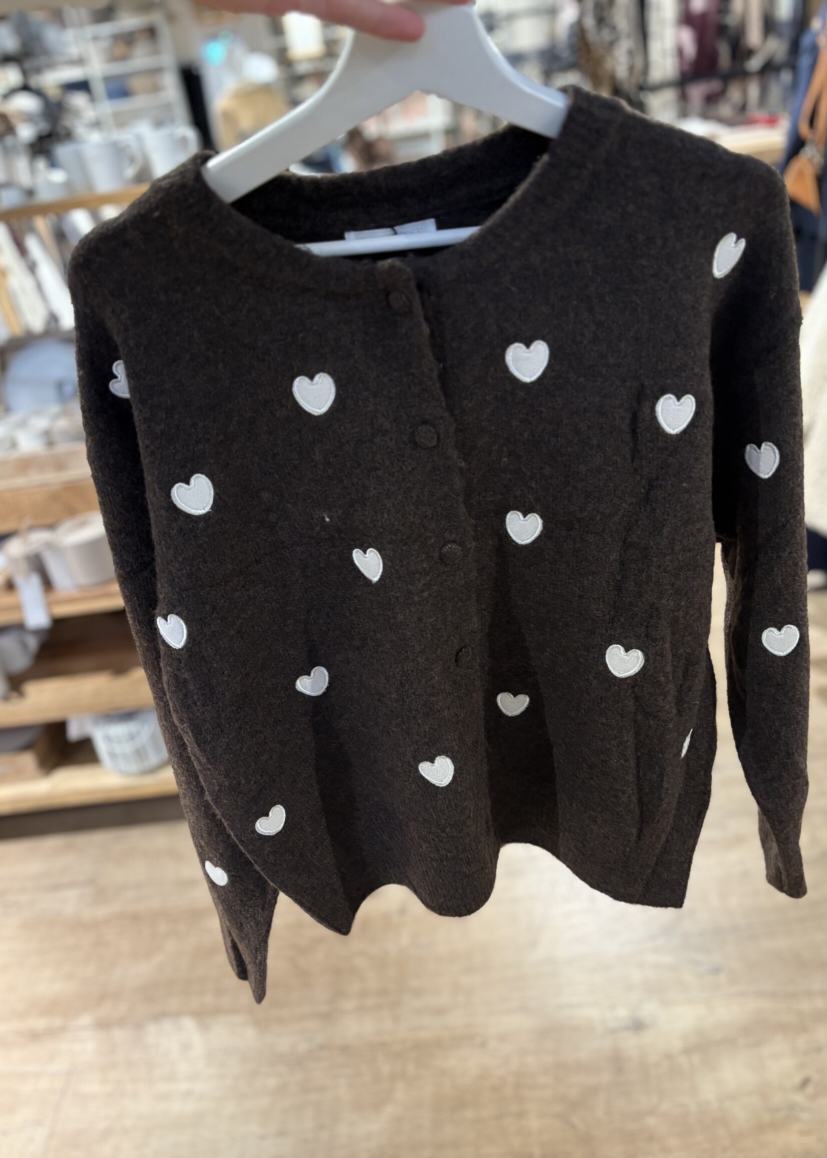 Bei ut Maril & Bei d'r Lars Vest Knoop Hartje - Bruin Beige