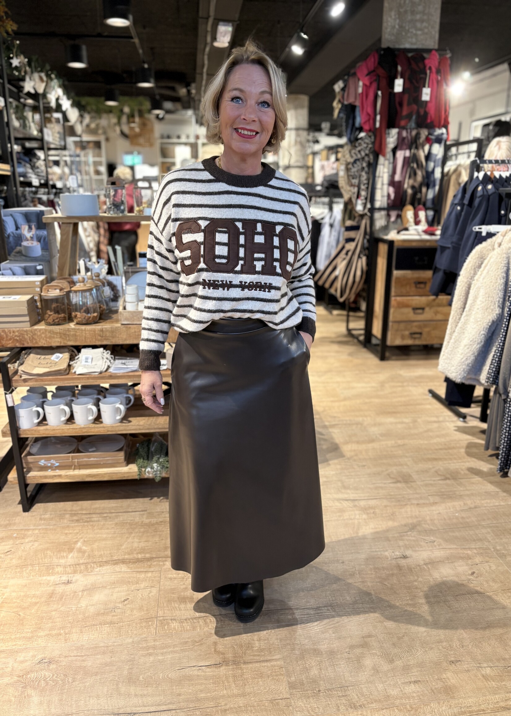 Rok Leatherlook - Choco