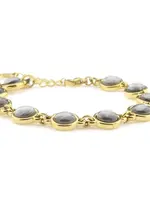 QOSS Armband Lois Goud - Zwart