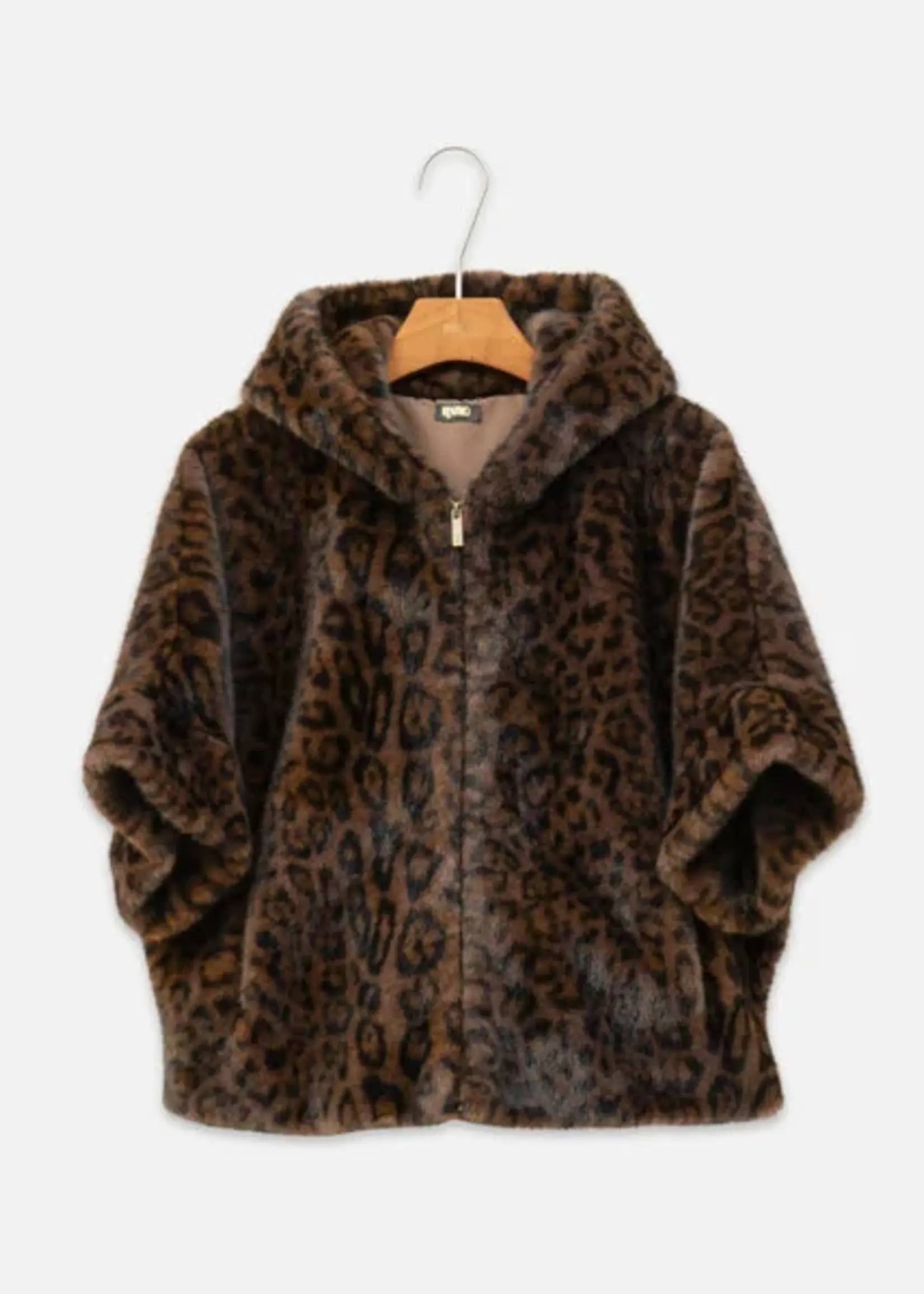 Bei ut Maril & Bei d'r Lars Faux Fur Jas Celia - Leopard
