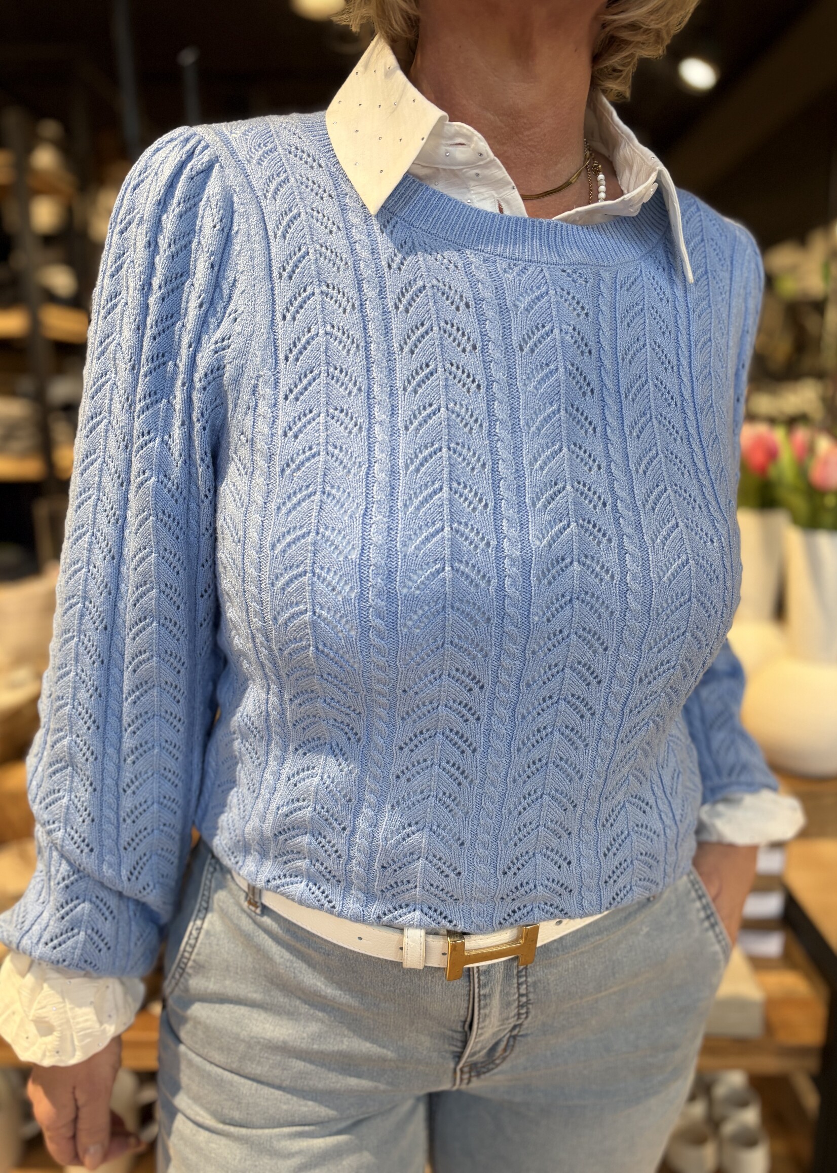 Freequent Trui Clarry - Vista Blue