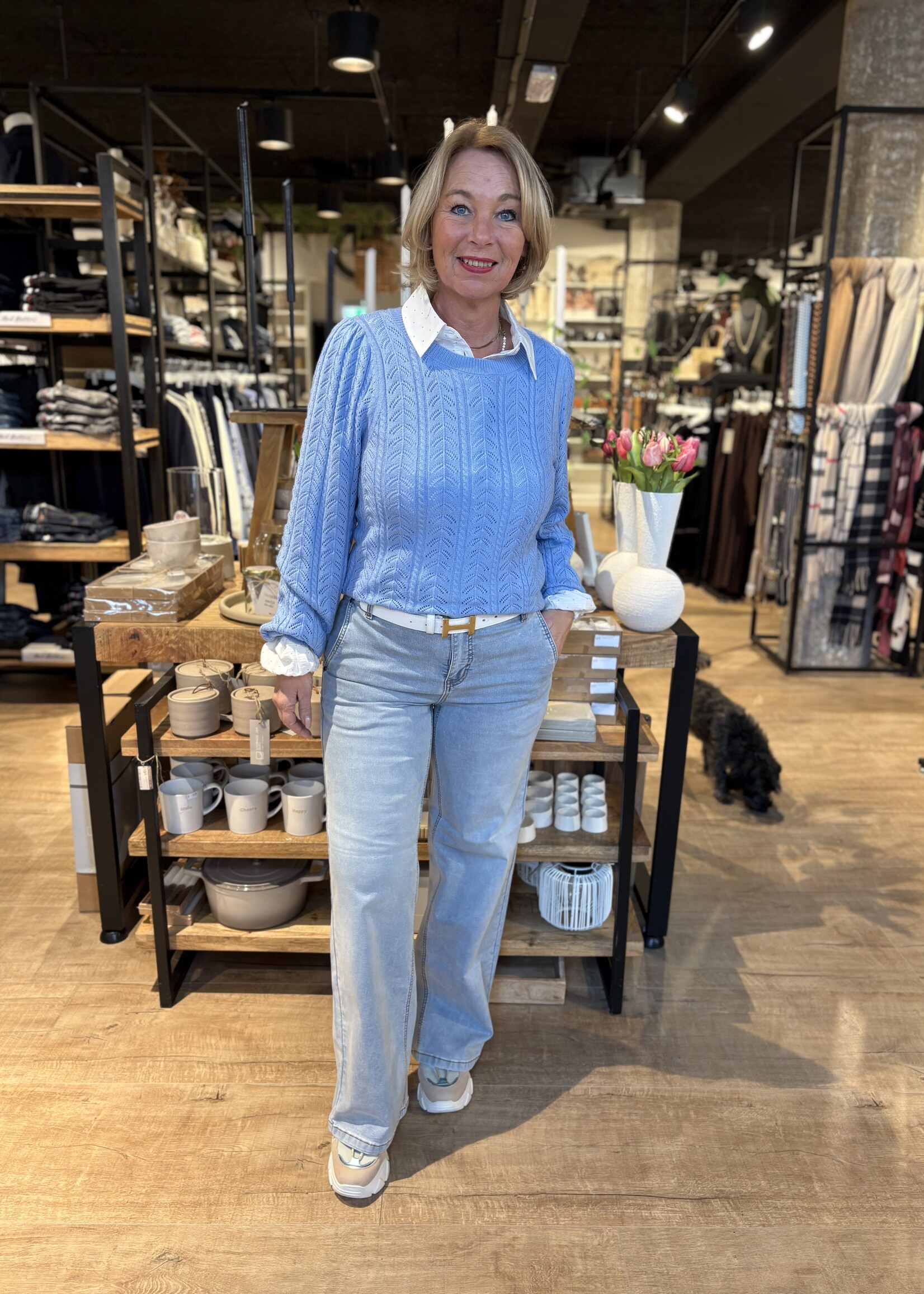 Freequent Trui Clarry - Vista Blue