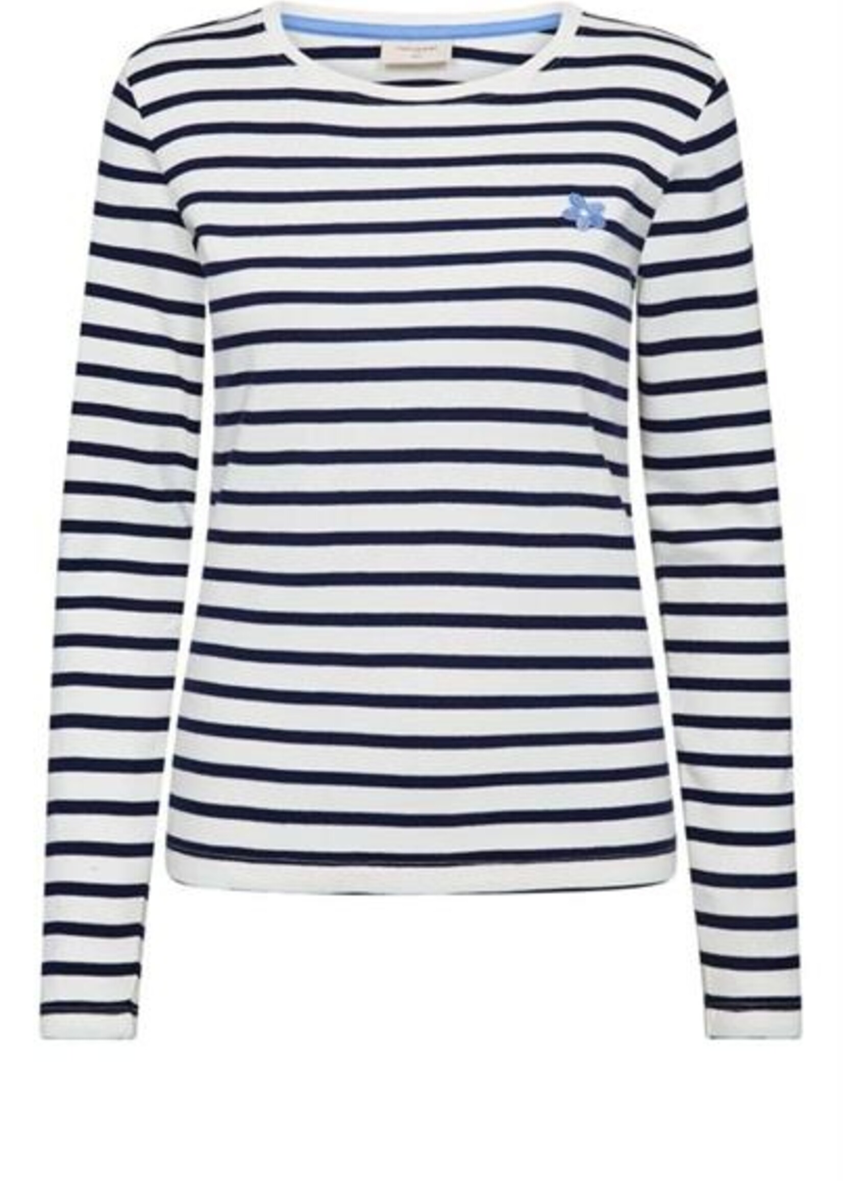 Freequent T-shirt Famila - Offwhite Navy