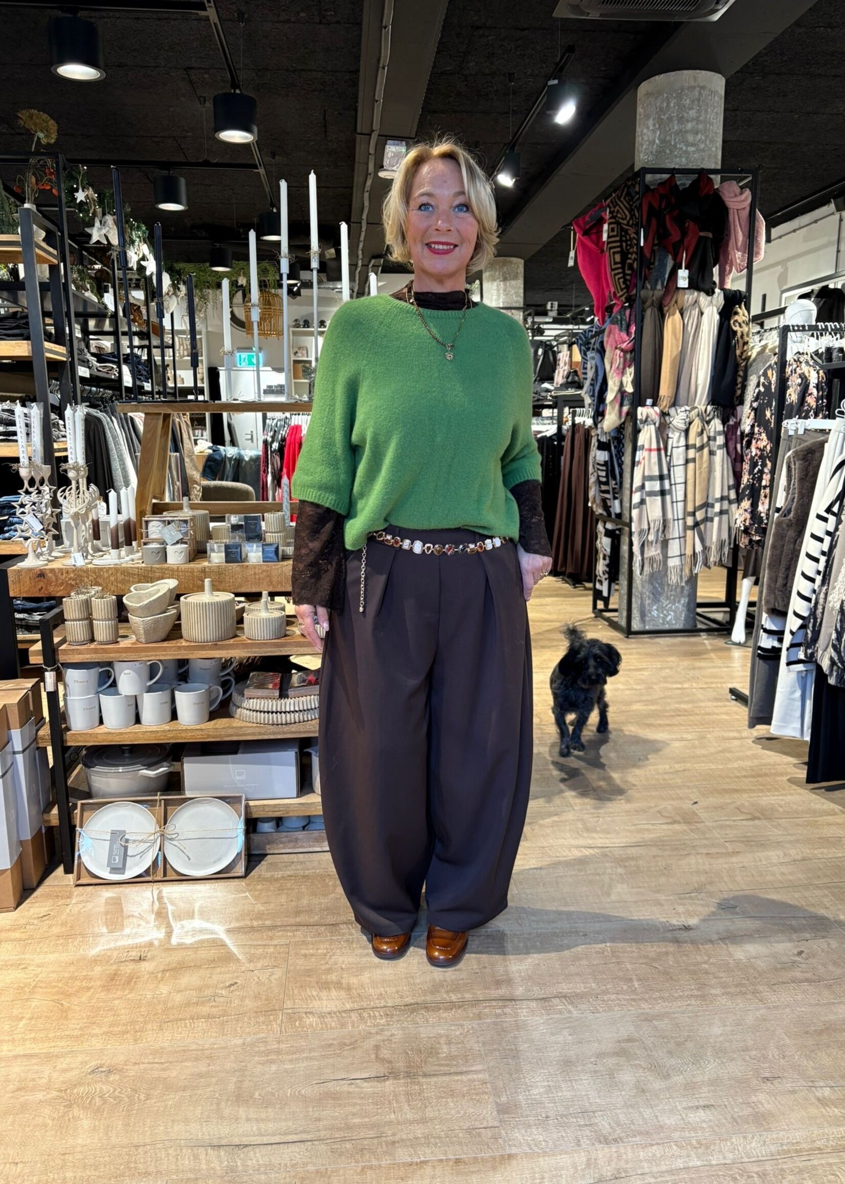 Barrel Pant Forza - Donkerbruin