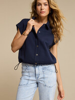 Red Button Bodywarmer Bodi Scuba - Darkblue