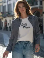 Elvira T-shirt Mila - Offwhite