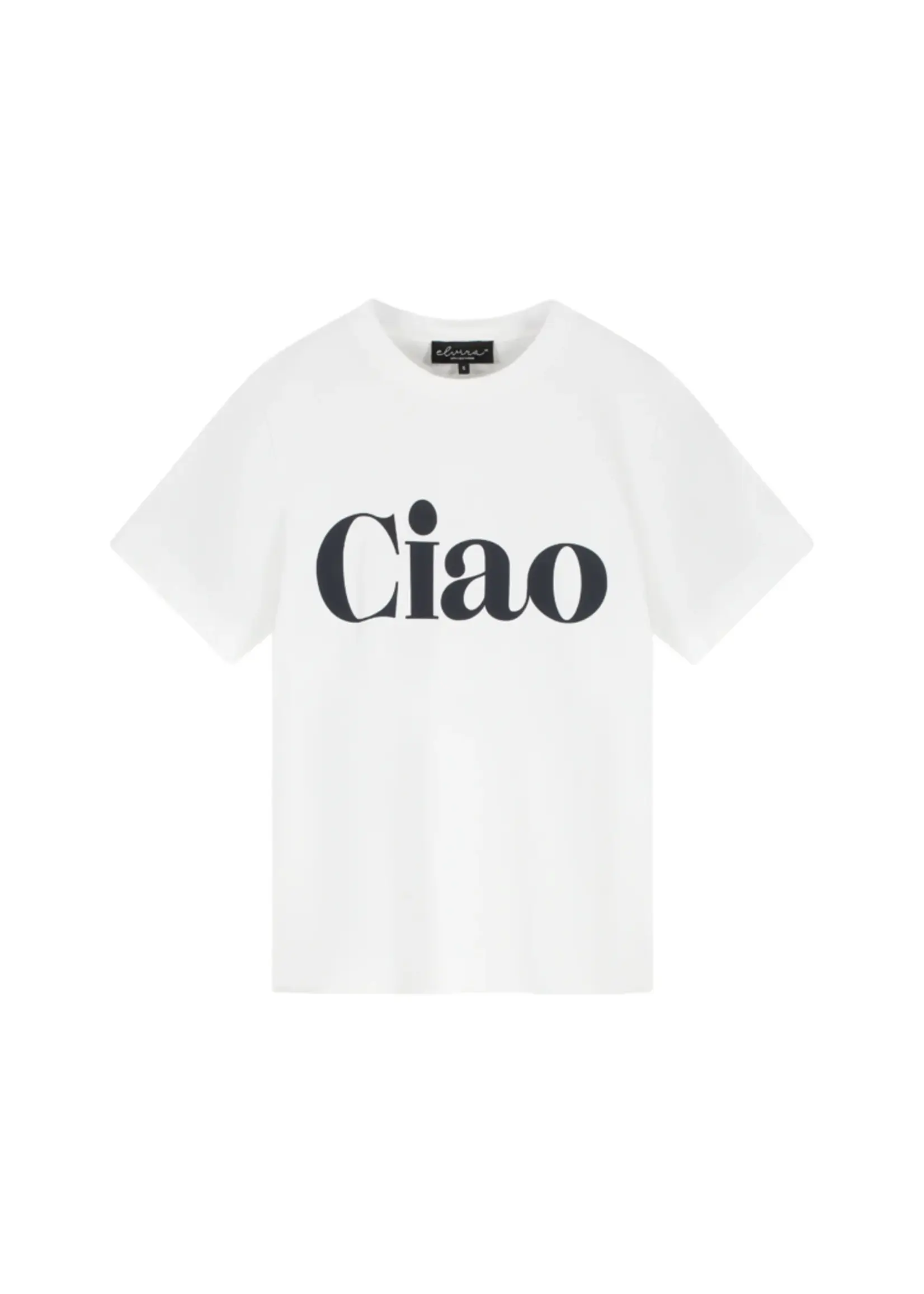 Elvira T-shirt Cleo - Offwhite Navy