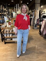 Freequent Trui Conny Plain Knit - True Red