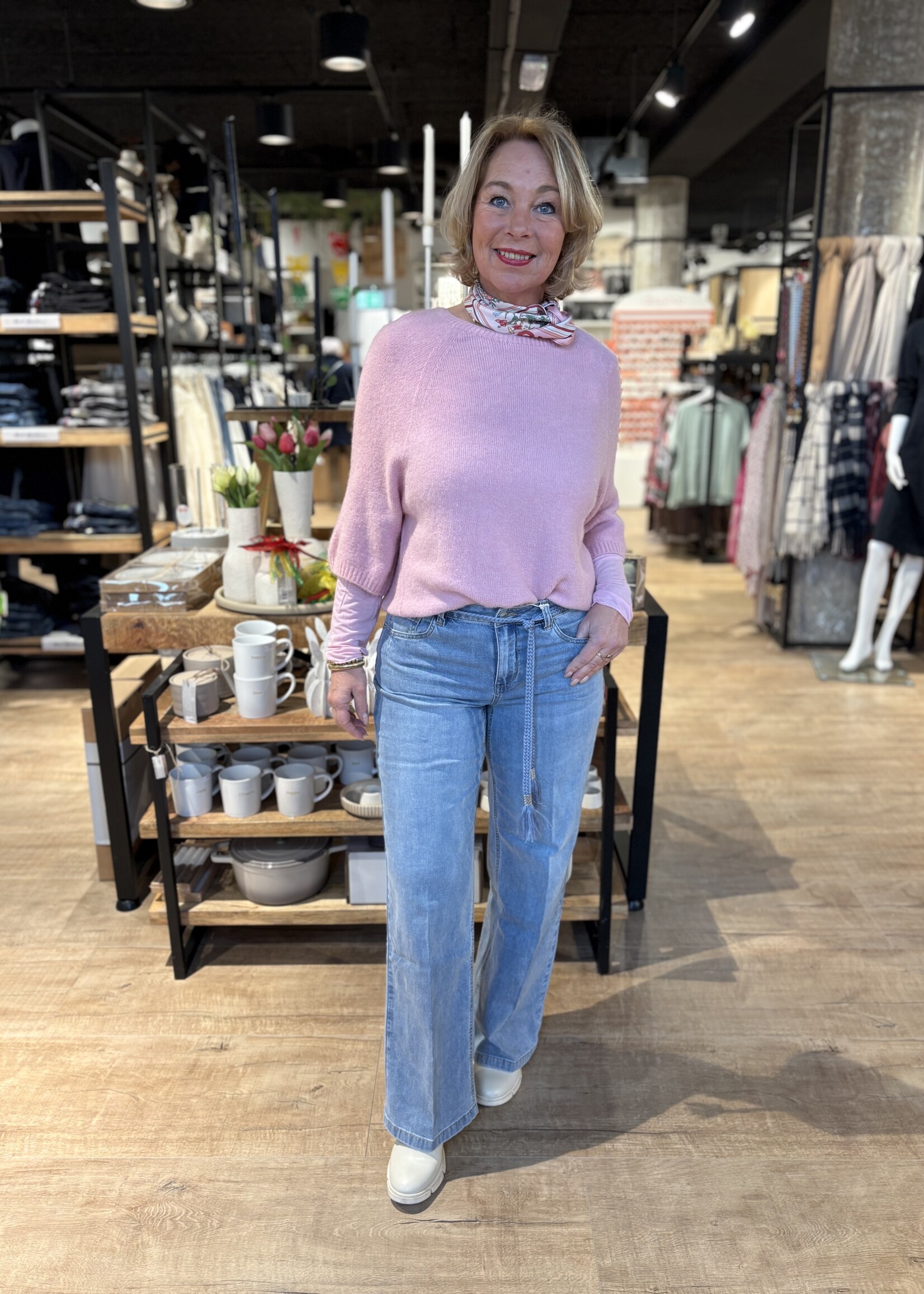 Red Button Jeans Colette & Belt L31 - Lightblue