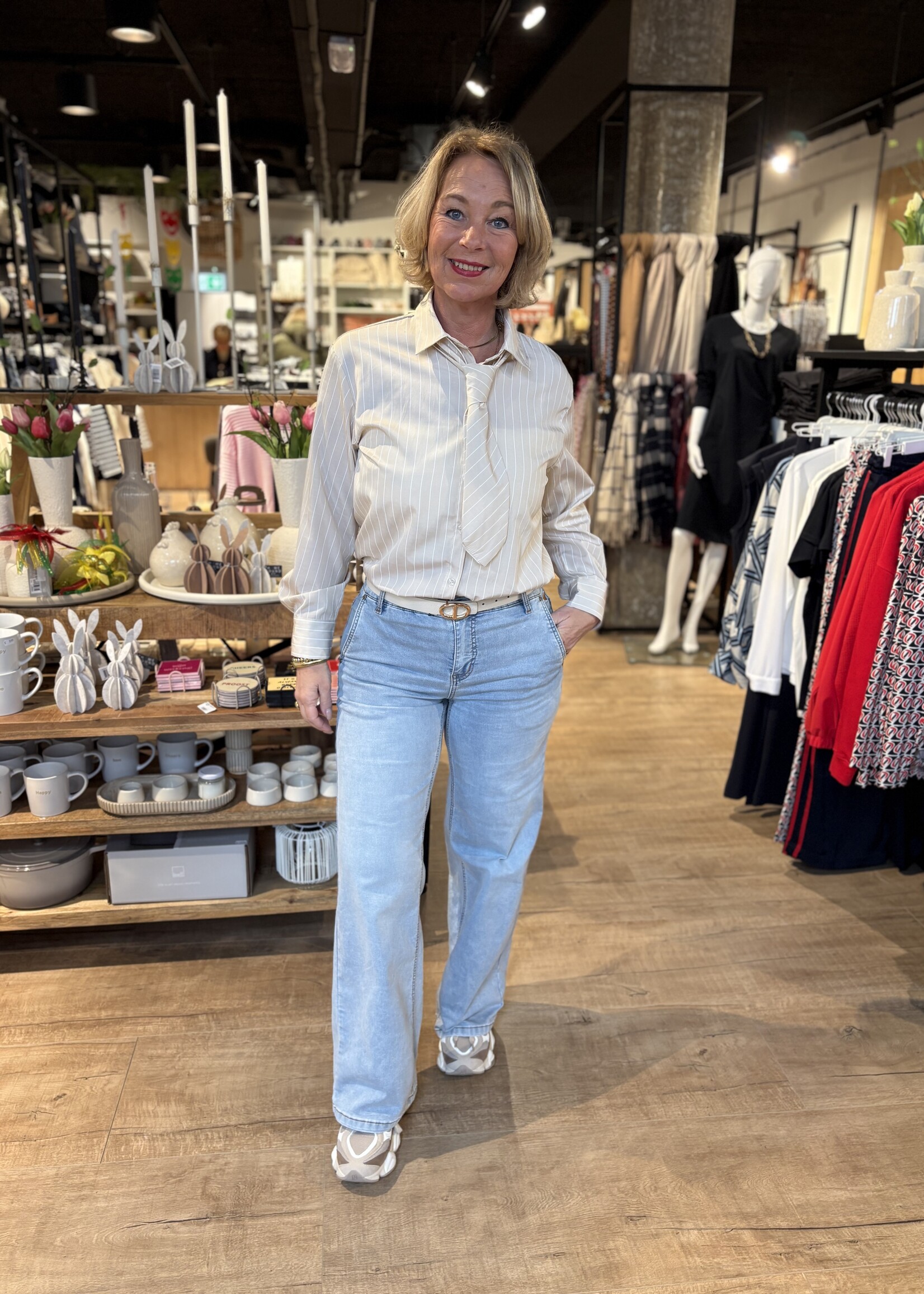 Red Button Jeans Colette & Belt L31 - Lightblue