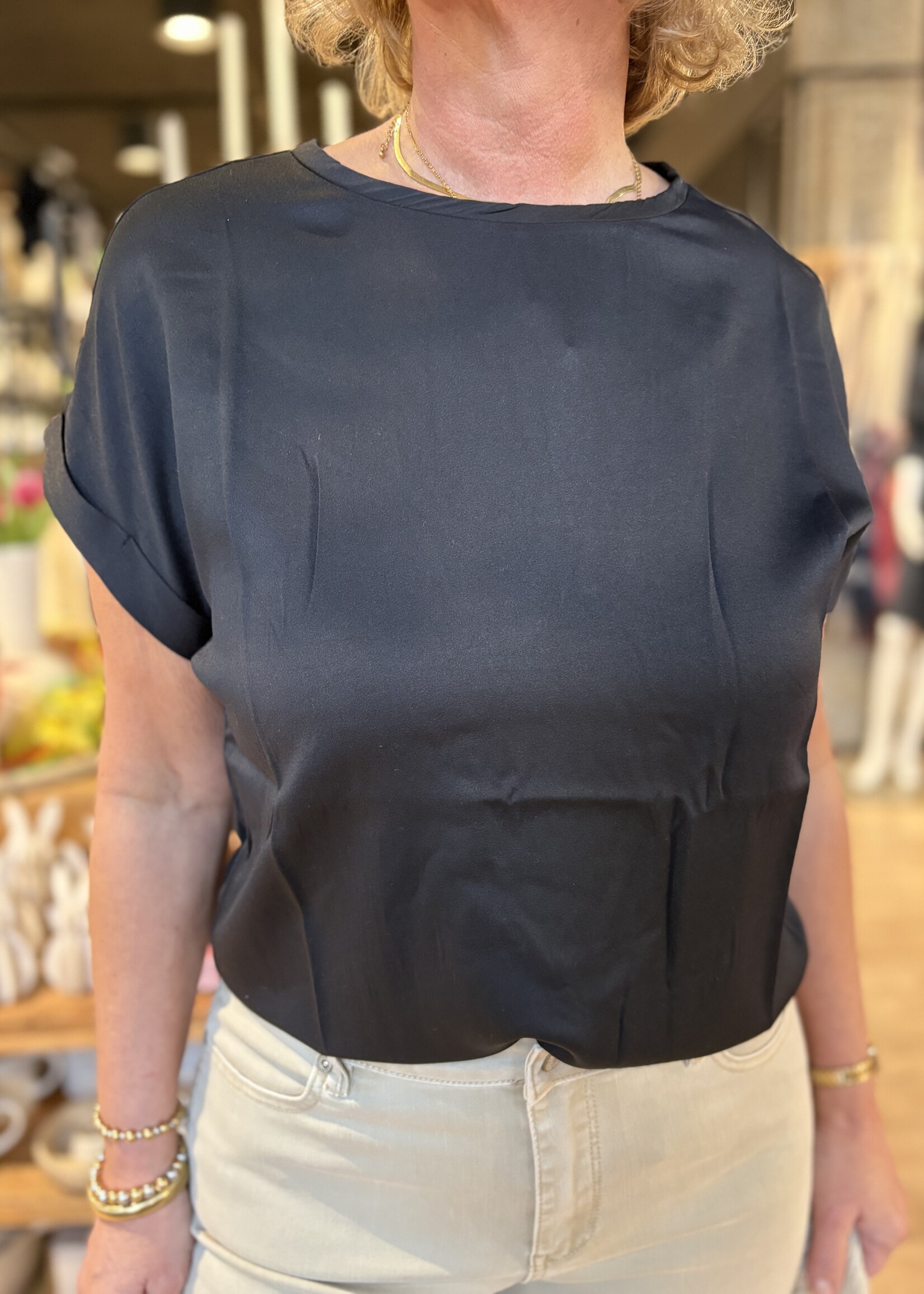 ZEZE T-shirt Calia - Zwart