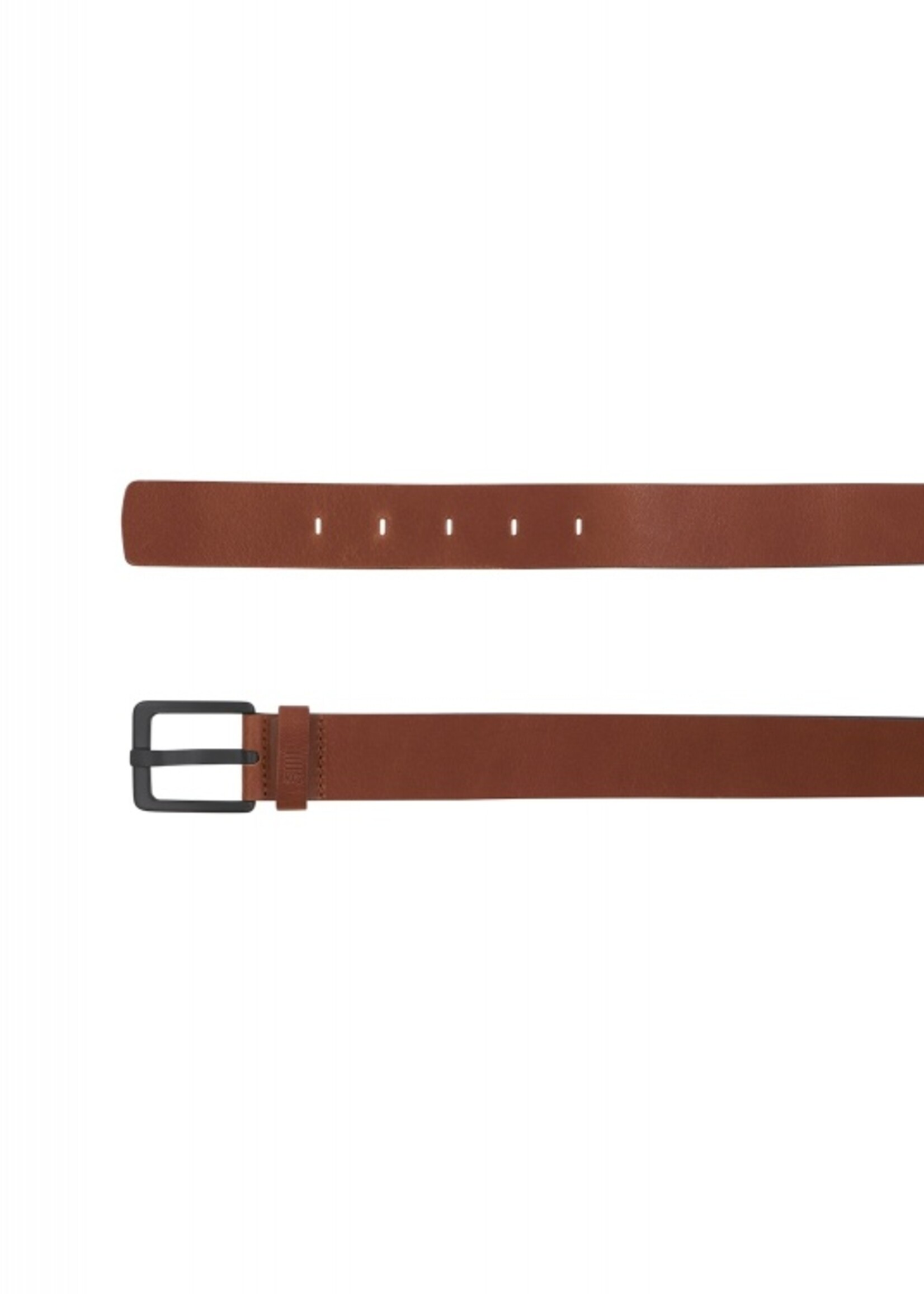 No Excess Riem Leer NE Zwarte Gesp - Camel