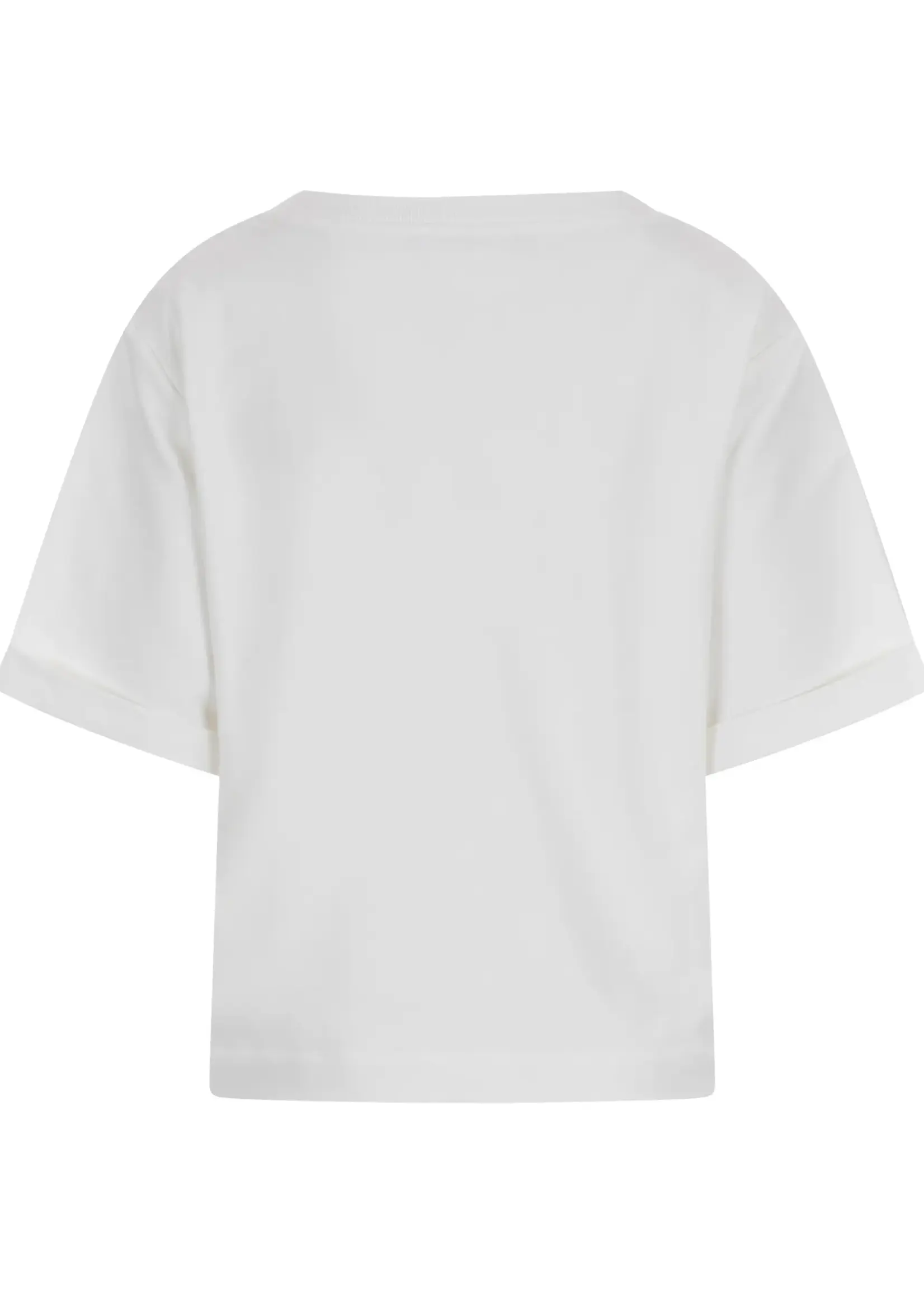 Red Button Sweater Terry Chestpint - Offwhite Darkblue