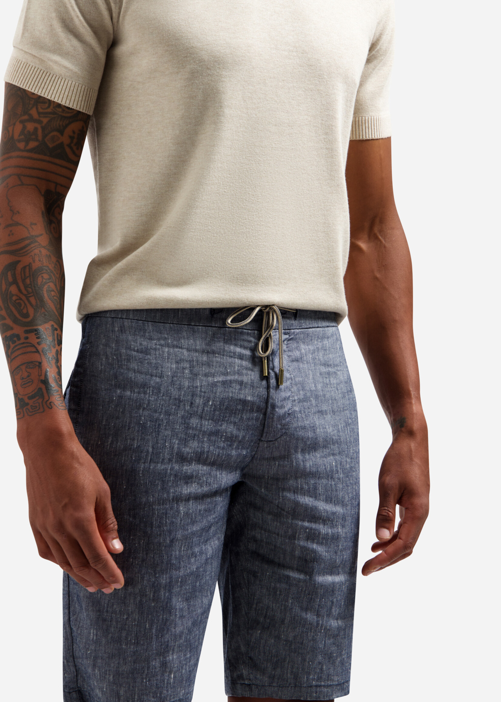 No Excess Short Chino Linen - Night