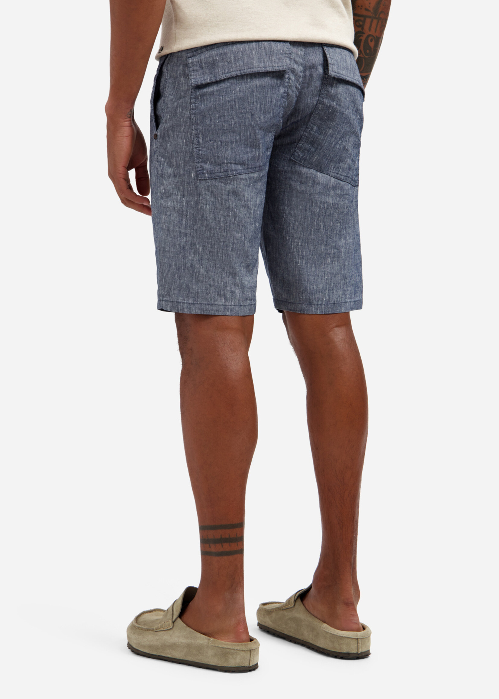 No Excess Short Chino Linen - Night