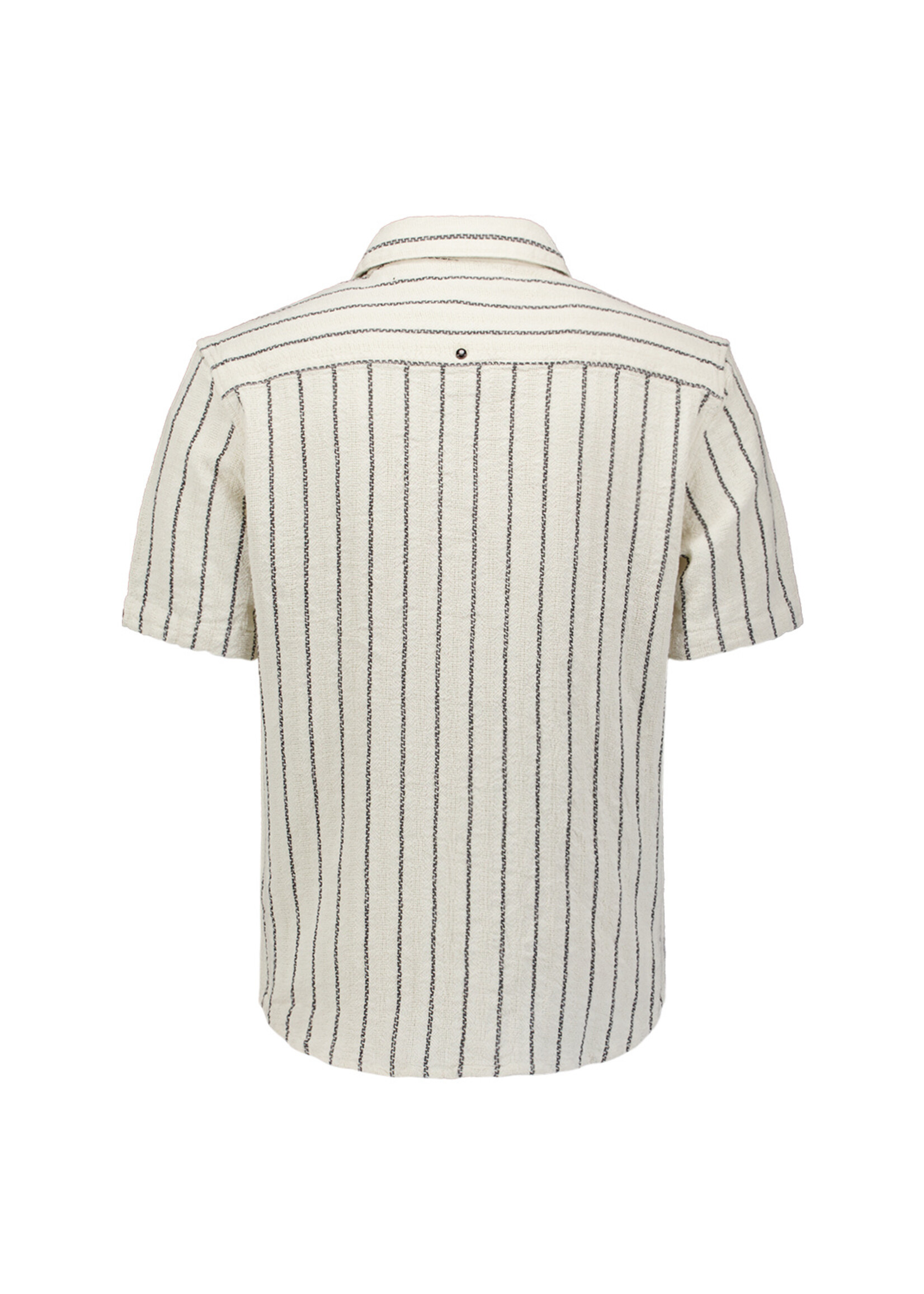 No Excess Overhemd Korte Mouw Jacquard 2Tone - Kit