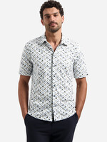 No Excess Overhemd Korte Mouw Jersey - Blue