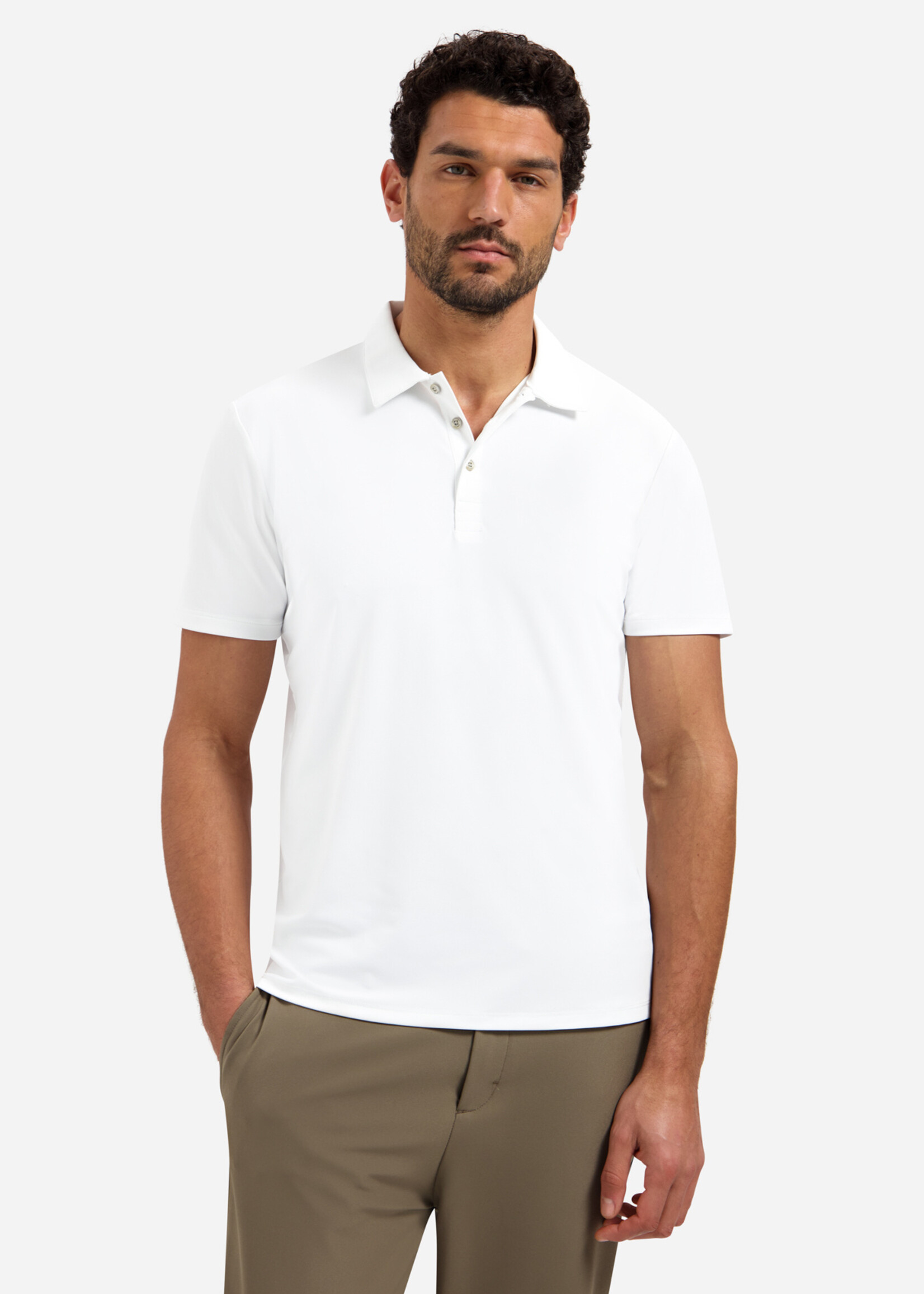 No Excess Polo Travel Jersey Sedoc - White