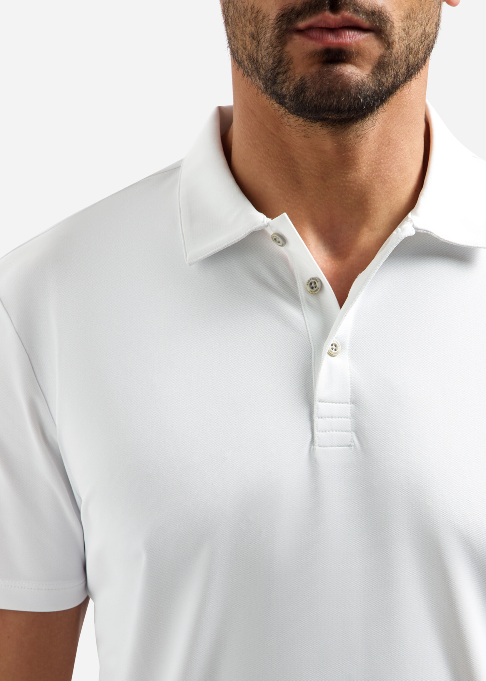 No Excess Polo Travel Jersey Sedoc - White