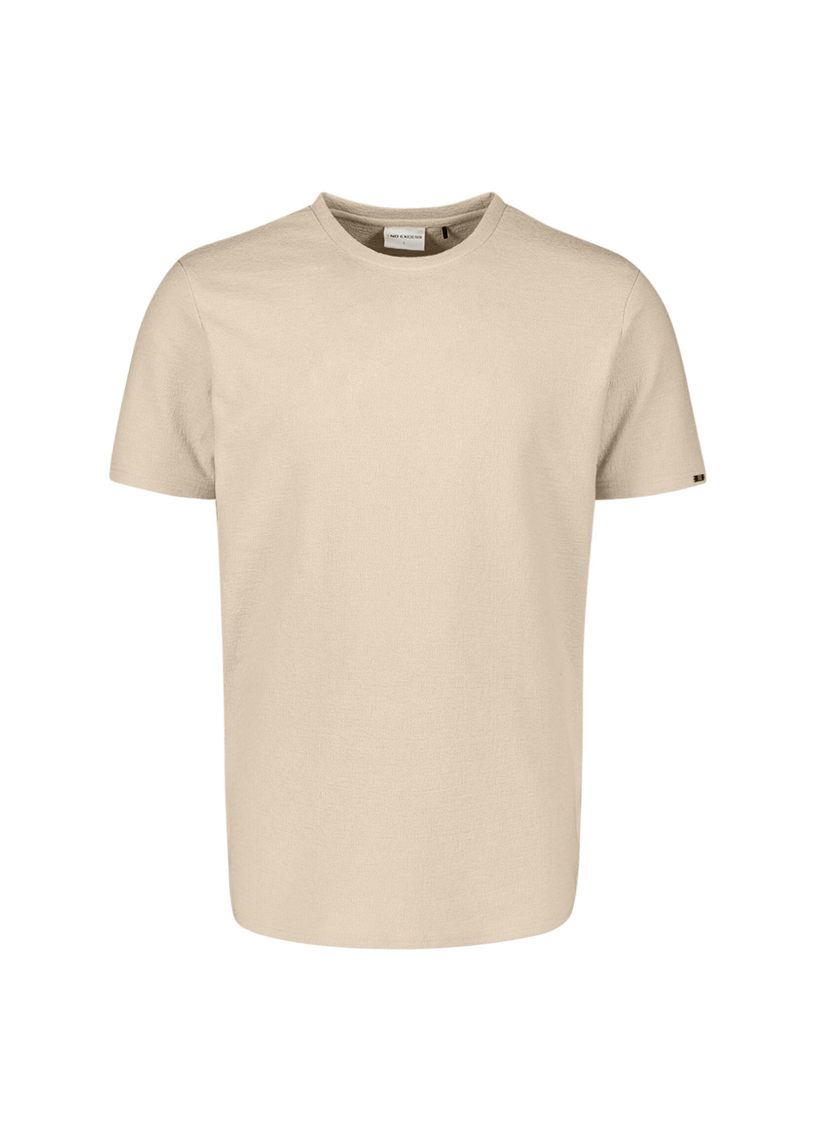 No Excess T-shirt Solid Jacquard Basic - Desert