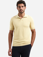 No Excess V-Polo Melange - Yellow